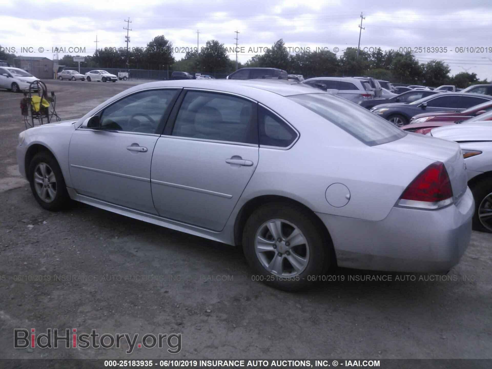 2012 CHEVROLET IMPALA - VIN: 2G1WF5E39C1253893 - Фото 3