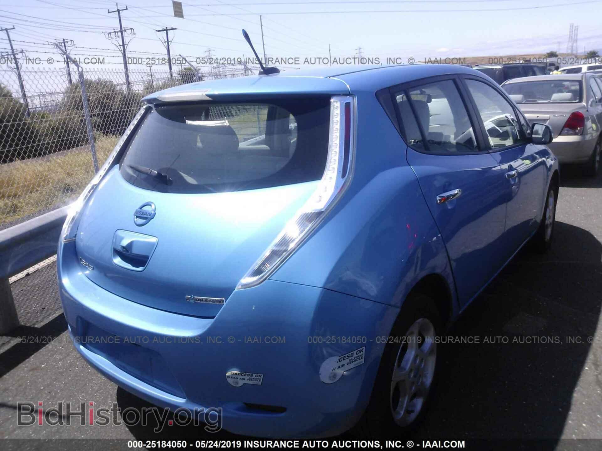 2013 NISSAN LEAF - VIN: 1N4AZ0CP0DC411119 - Фото 4