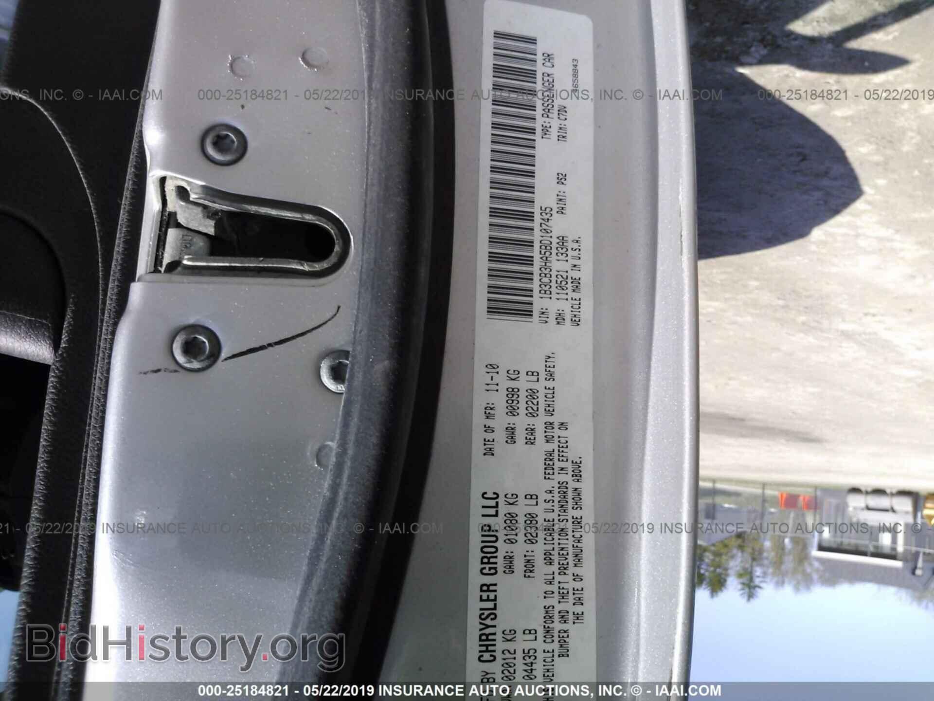 2011 DODGE CALIBER - VIN: 1B3CB3HA5BD107435 - Фото 9