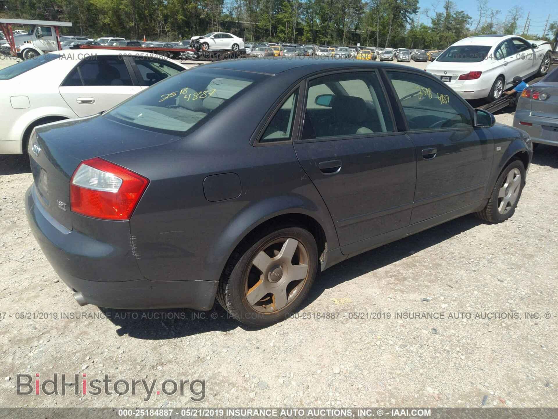 2002 AUDI A4 - VIN: WAULC68E12A297927 - Фото 4