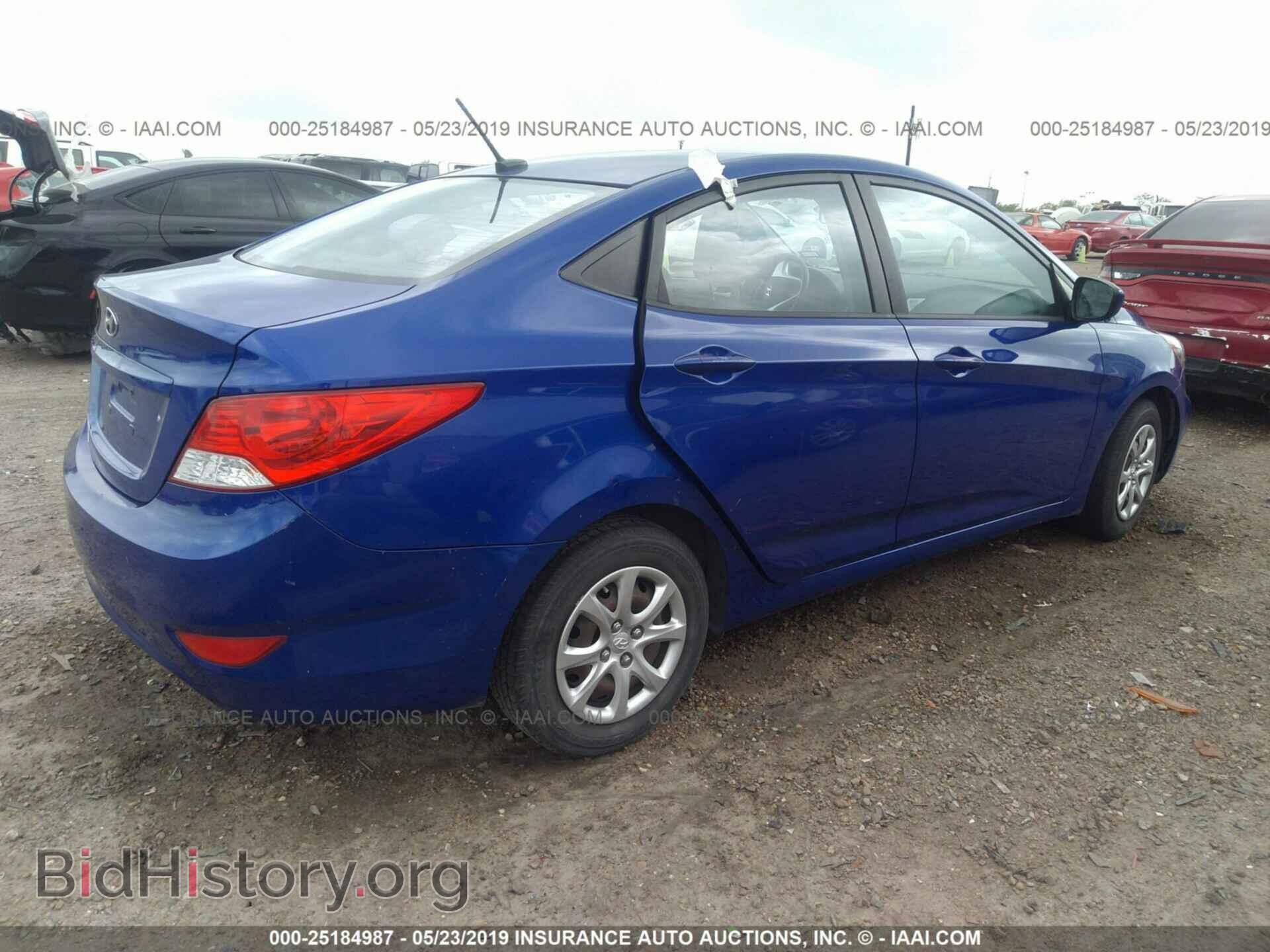 2013 HYUNDAI ACCENT - VIN: KMHCT4AE5DU464420 - Фото 4
