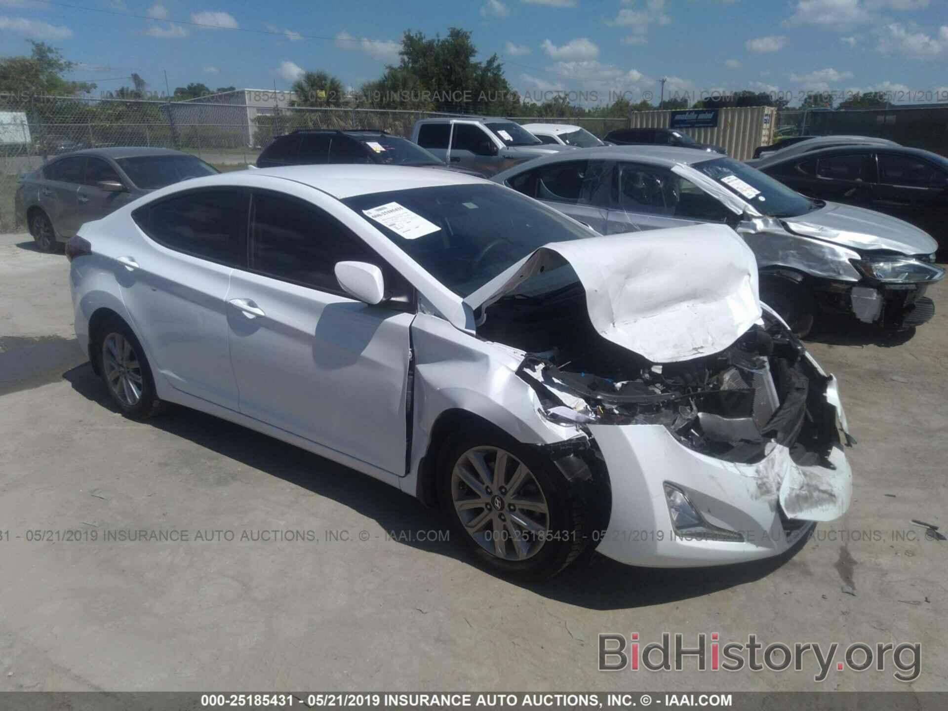 Photo 5NPDH4AE4GH711371 - HYUNDAI ELANTRA 2016