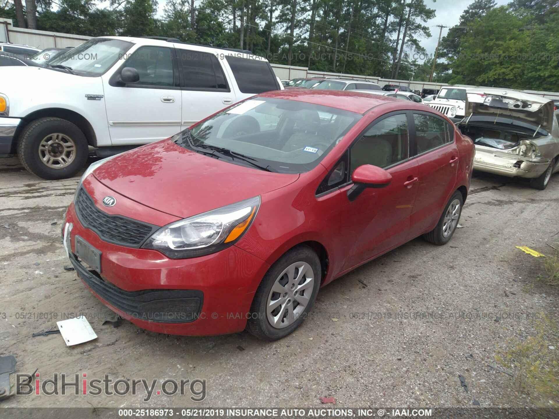 2015 KIA RIO - VIN: KNADM4A34F6470329 - Фото 2