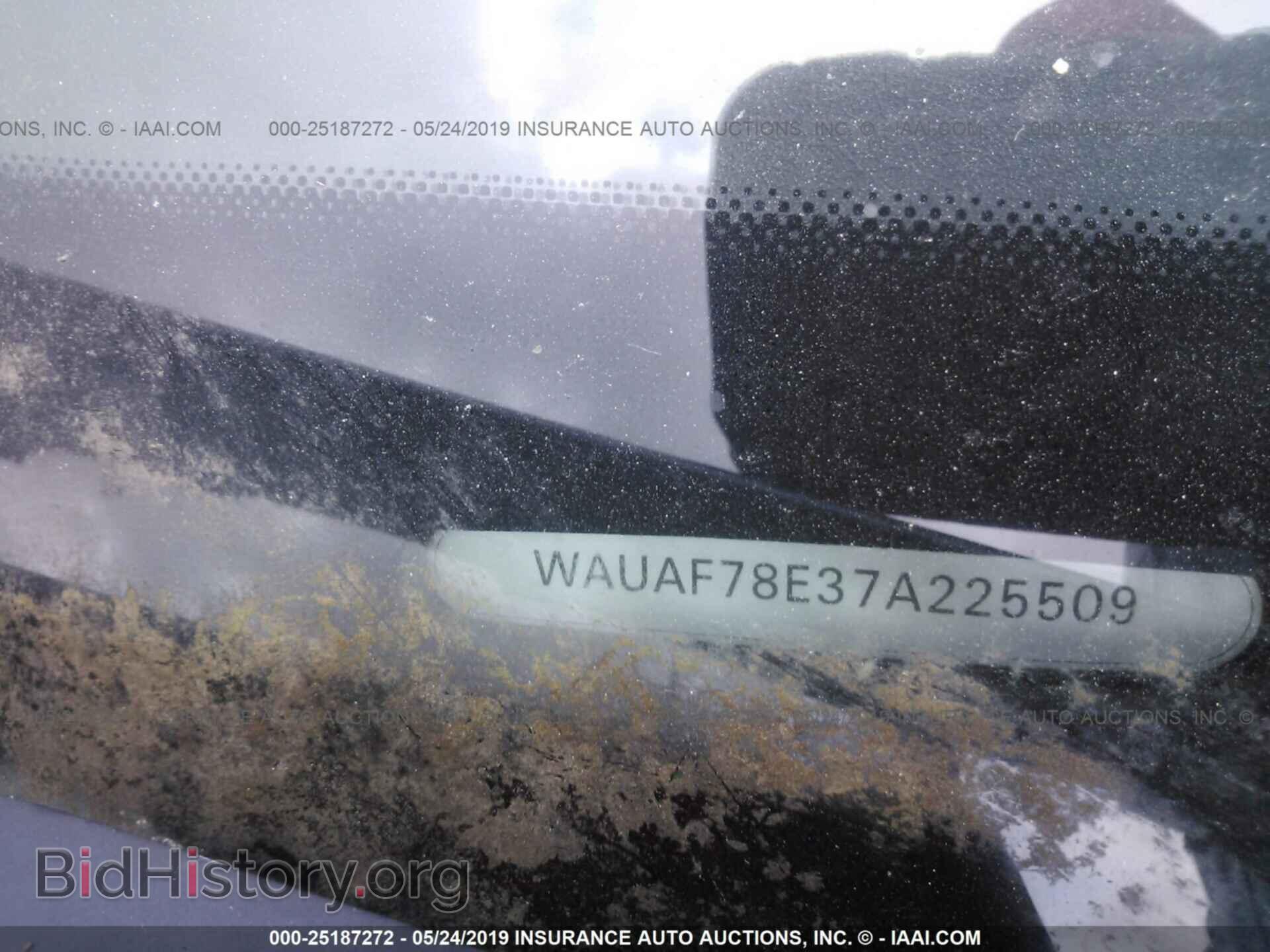 2007 AUDI A4 - VIN: WAUAF78E37A225509 - Фото 9