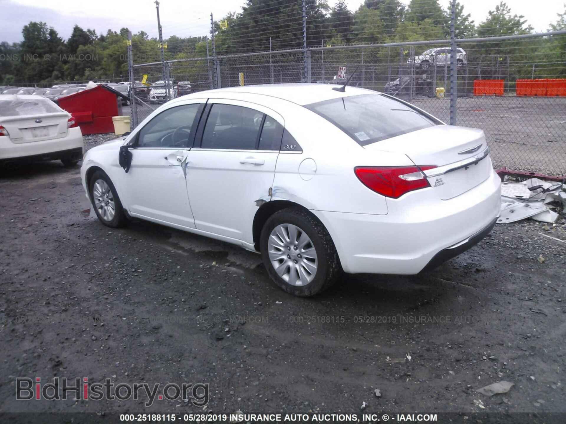 2012 CHRYSLER 200 - VIN: 1C3CCBAB2CN224804 - Фото 3