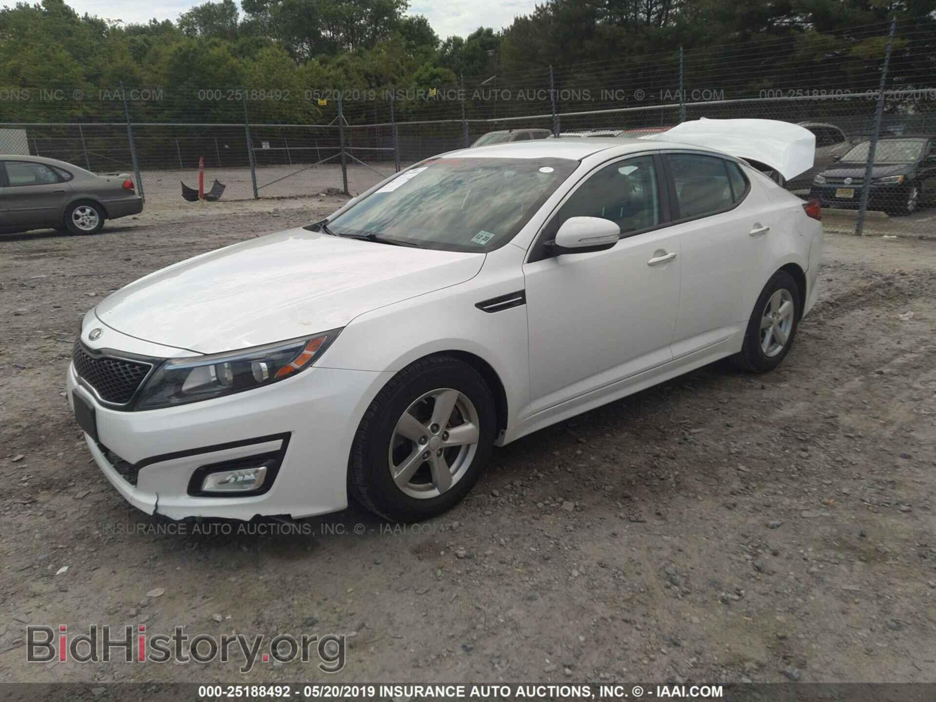 2015 KIA OPTIMA - VIN: KNAGM4A77F5643654 - Фото 2
