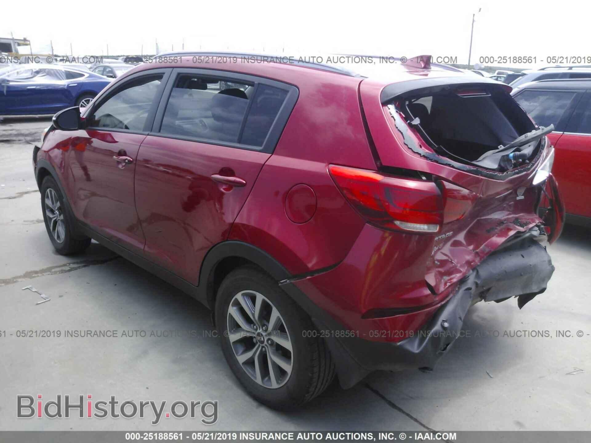 2014 KIA SPORTAGE - VIN: KNDPB3AC3E7549886 - Фото 3