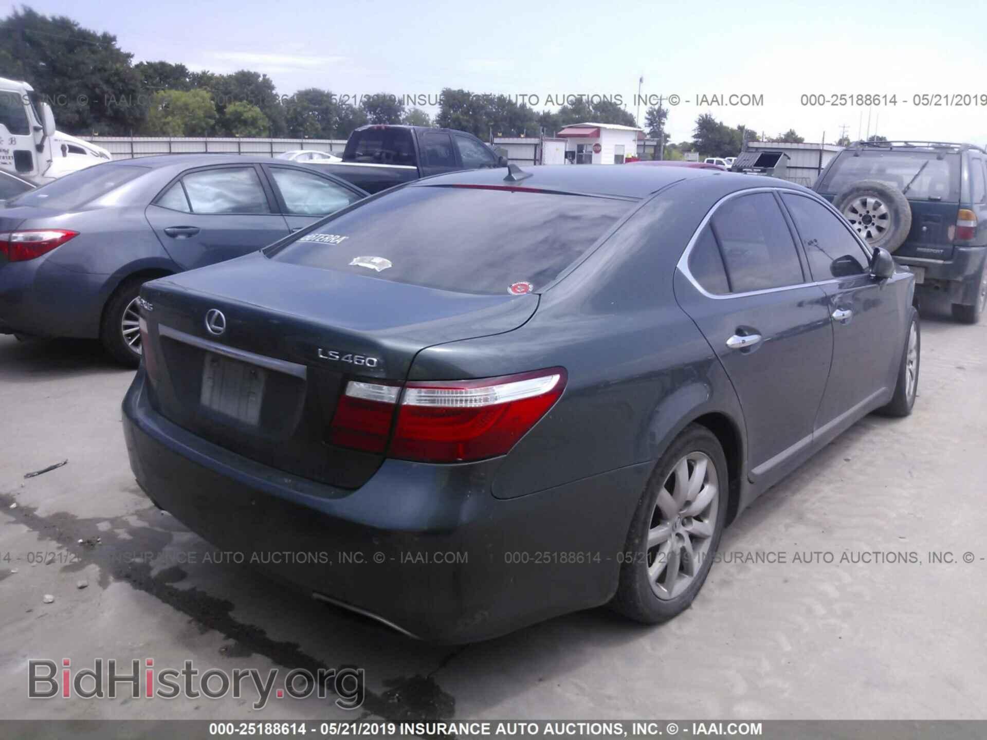 2007 LEXUS LS - VIN: JTHBL46F075002314 - Фото 4