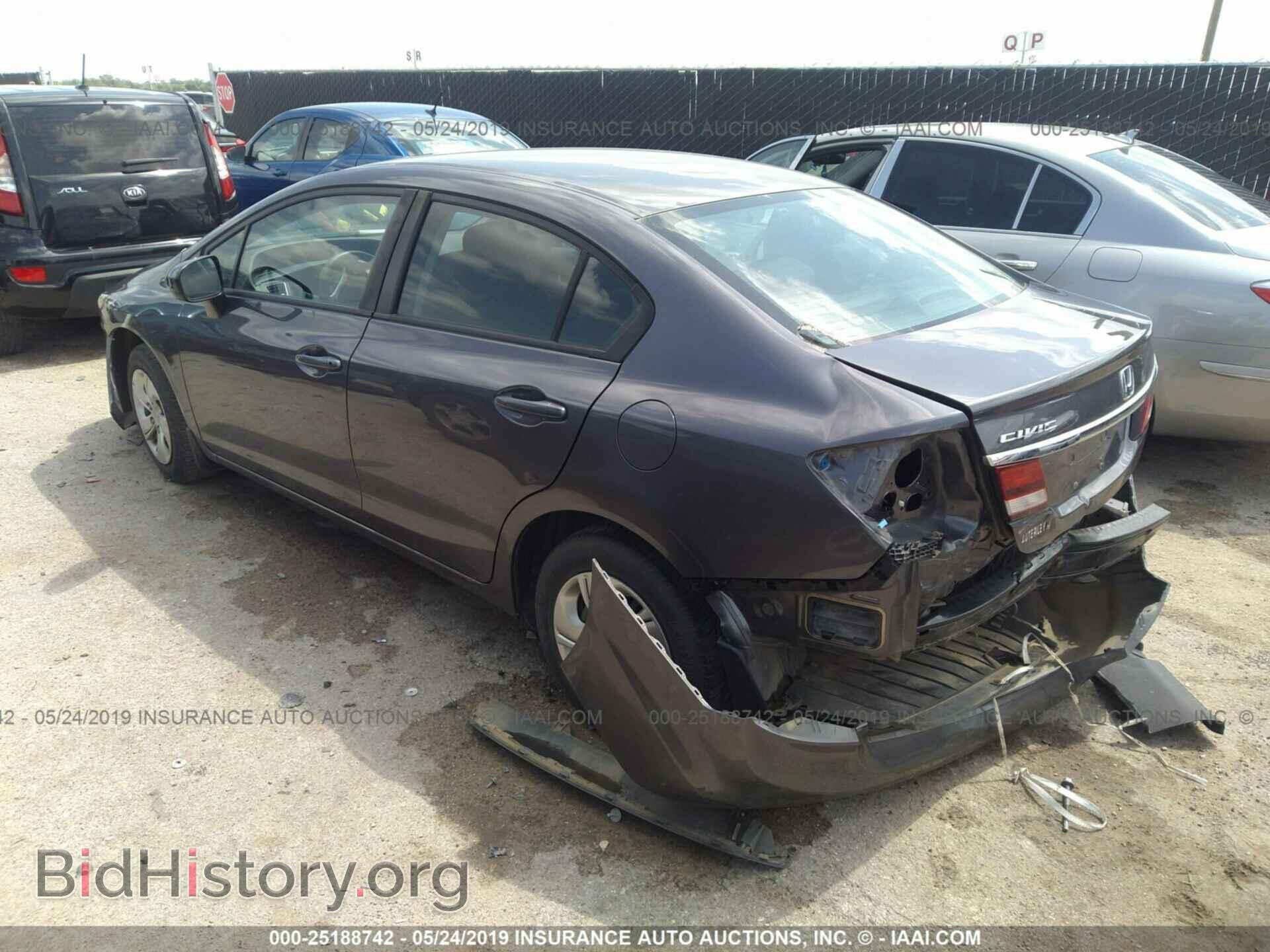 2014 HONDA CIVIC - VIN: 19XFB2F51EE046177 - Фото 3