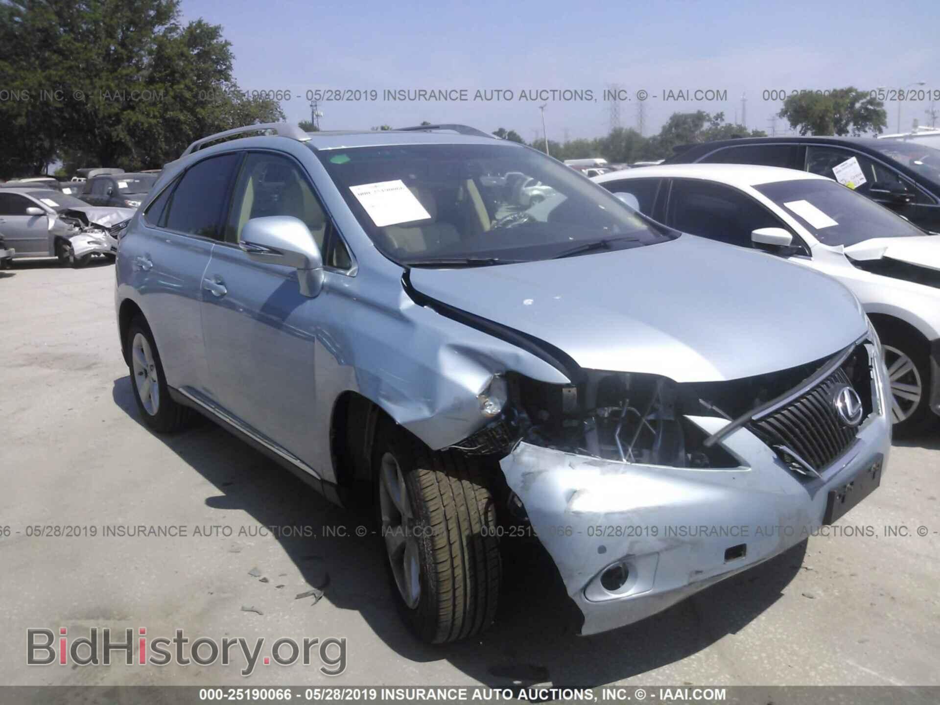 Photo 2T2BK1BA2CC131872 - LEXUS RX 2012