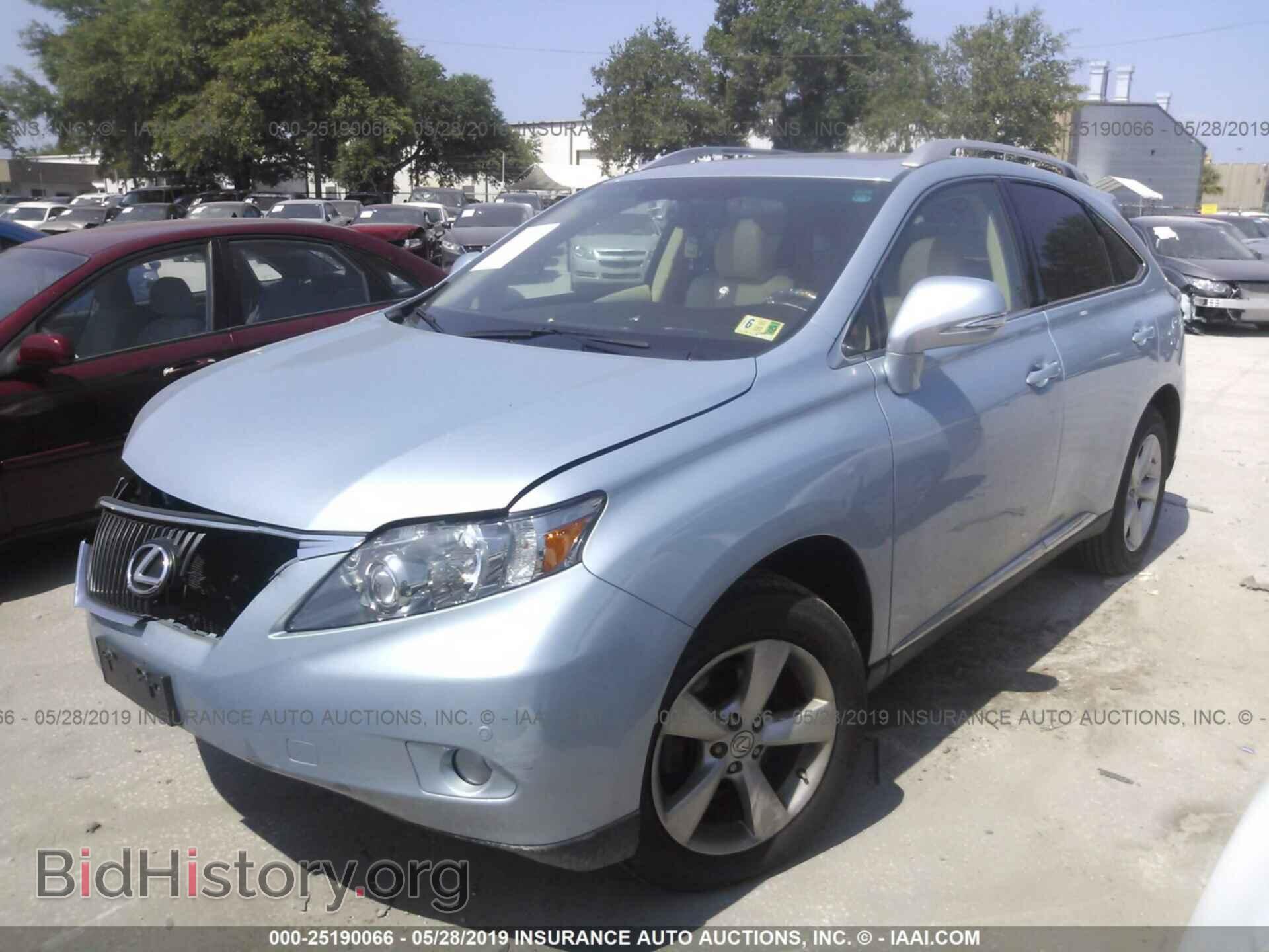 2012 LEXUS RX - VIN: 2T2BK1BA2CC131872 - Фото 2