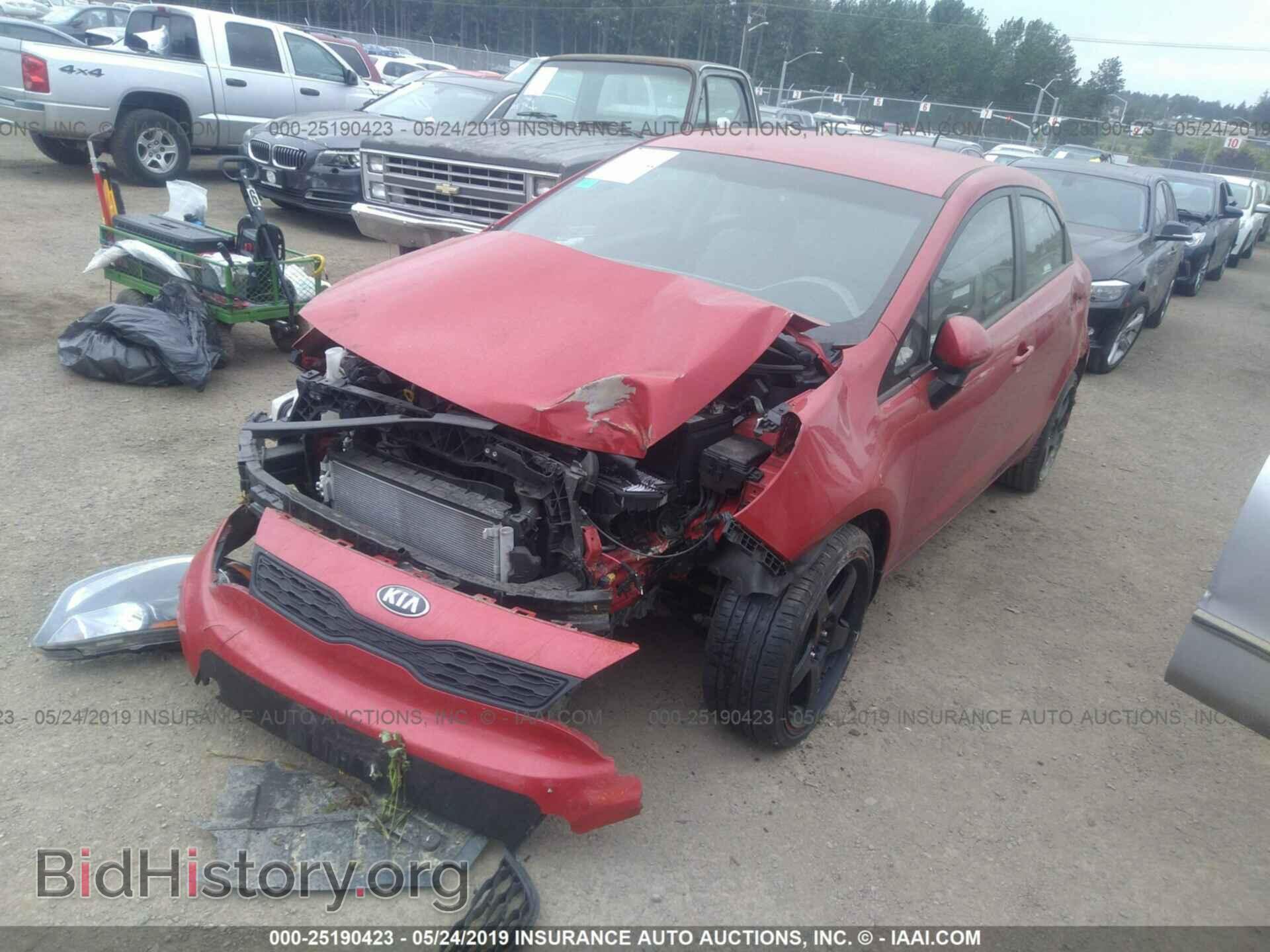 2013 KIA RIO - VIN: KNADM5A35D6162041 - Фото 2