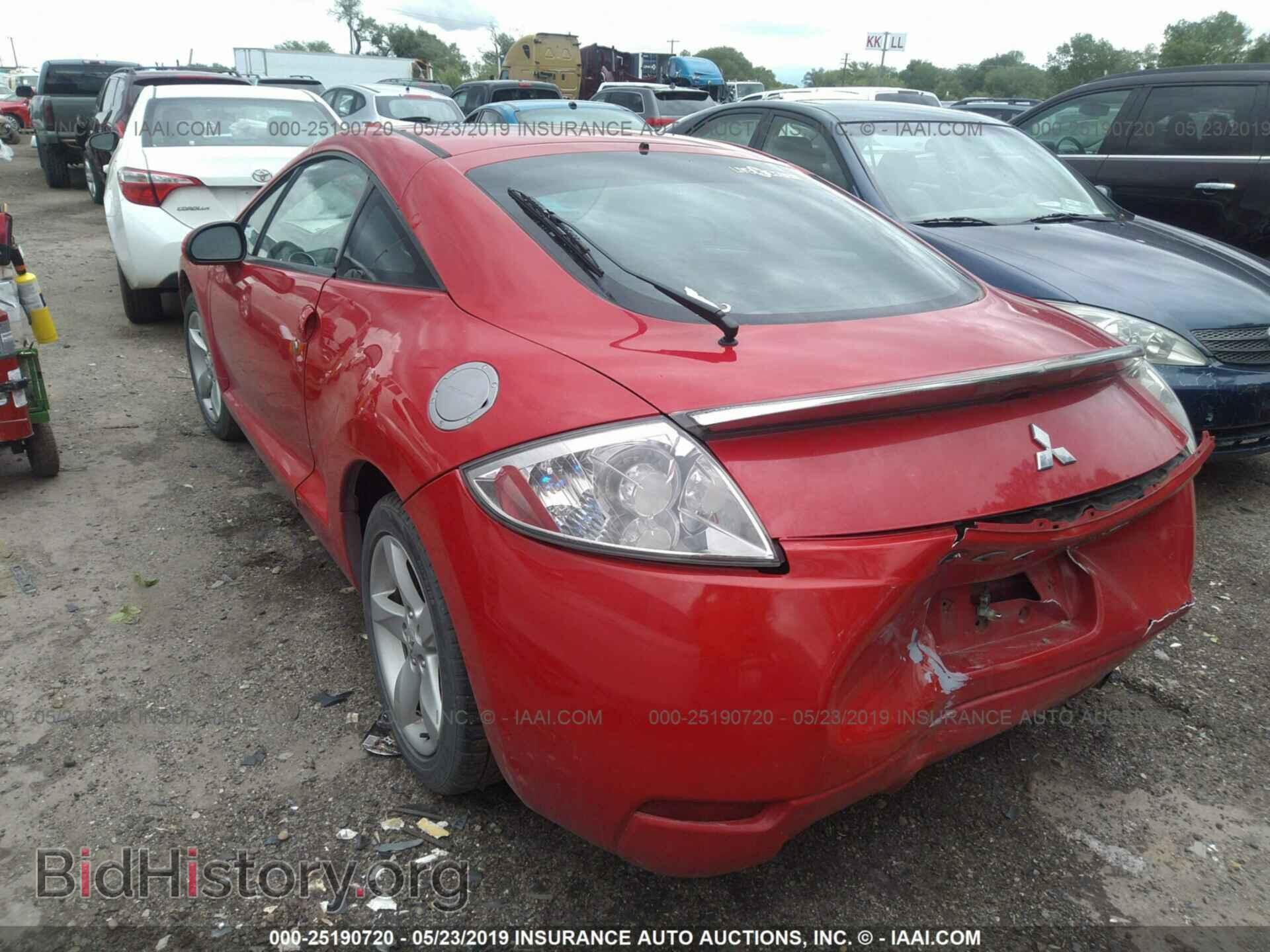 2007 MITSUBISHI ECLIPSE - VIN: 4A3AK24F87E051748 - Фото 3