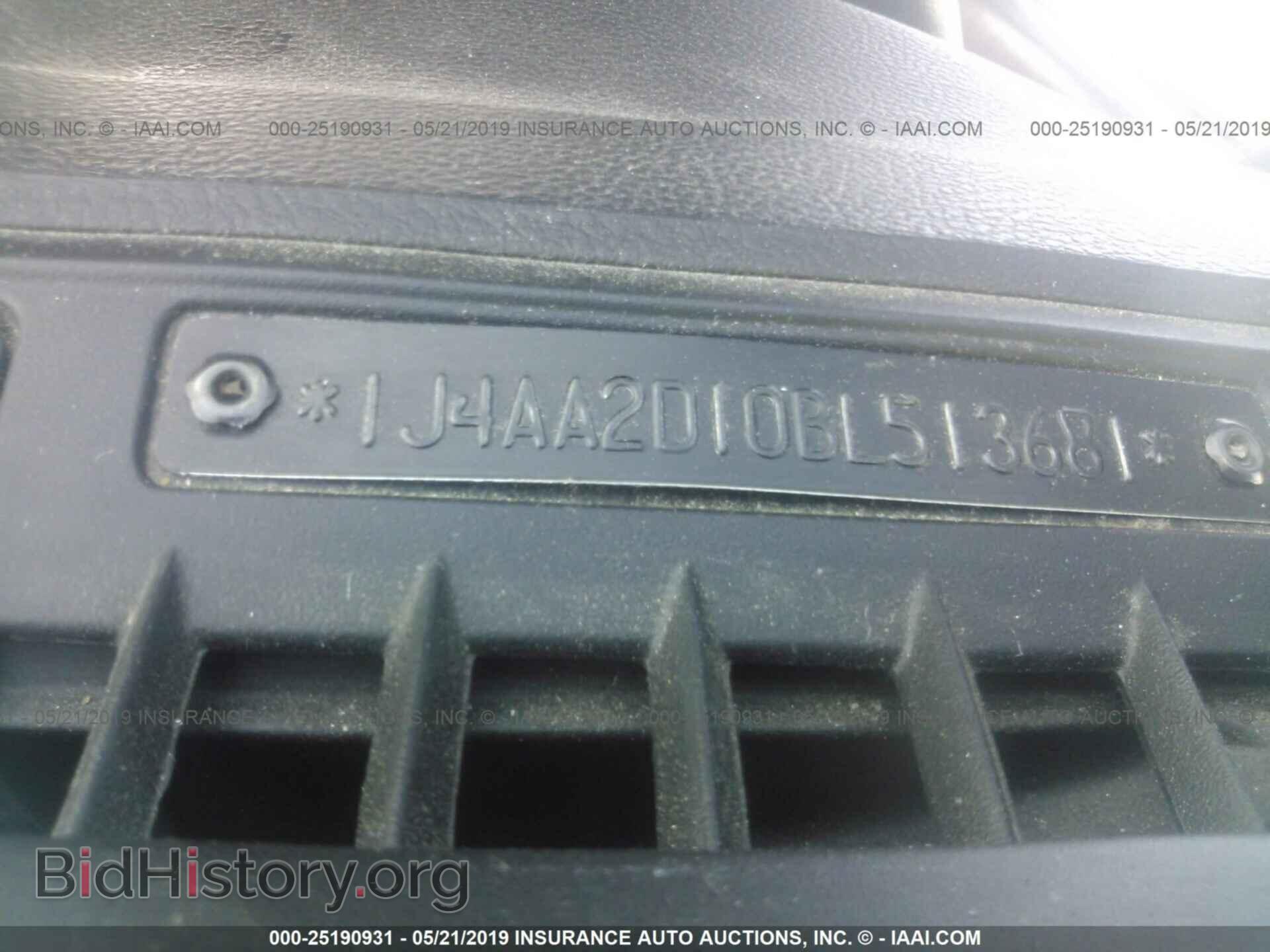 2011 JEEP WRANGLER - VIN: 1J4AA2D10BL513681 - Фото 9