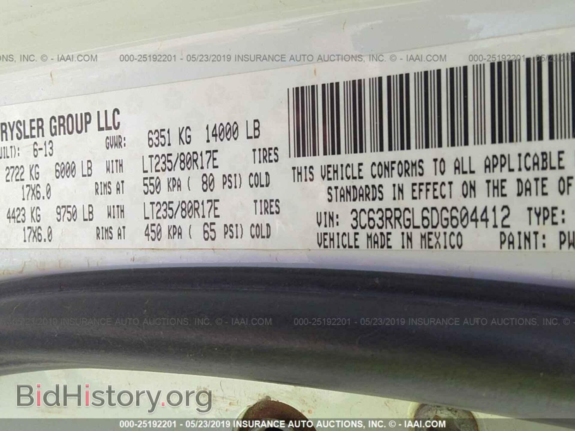 2013 RAM 3500 - VIN: 3C63RRGL6DG604412 - Фото 9