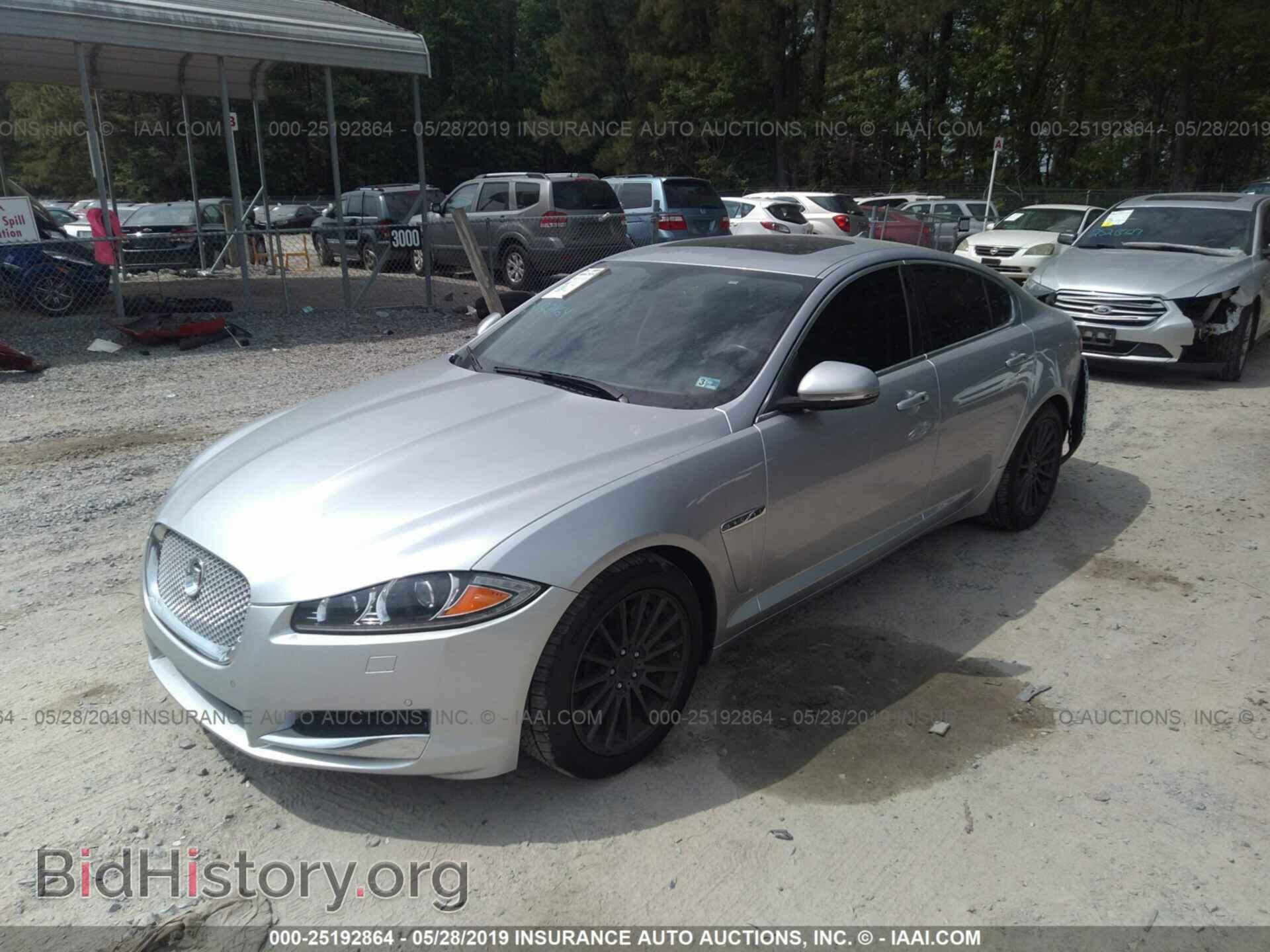 2013 JAGUAR XF - VIN: SAJWA0E71D8S92070 - Фото 2