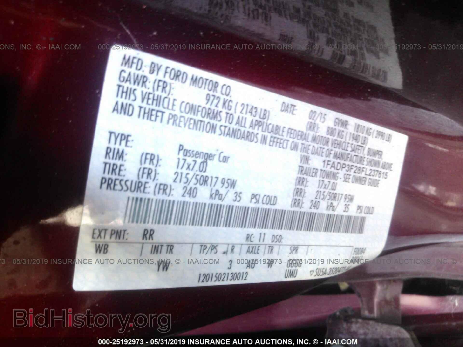 2015 FORD FOCUS - VIN: 1FADP3F28FL237615 - Photo 9