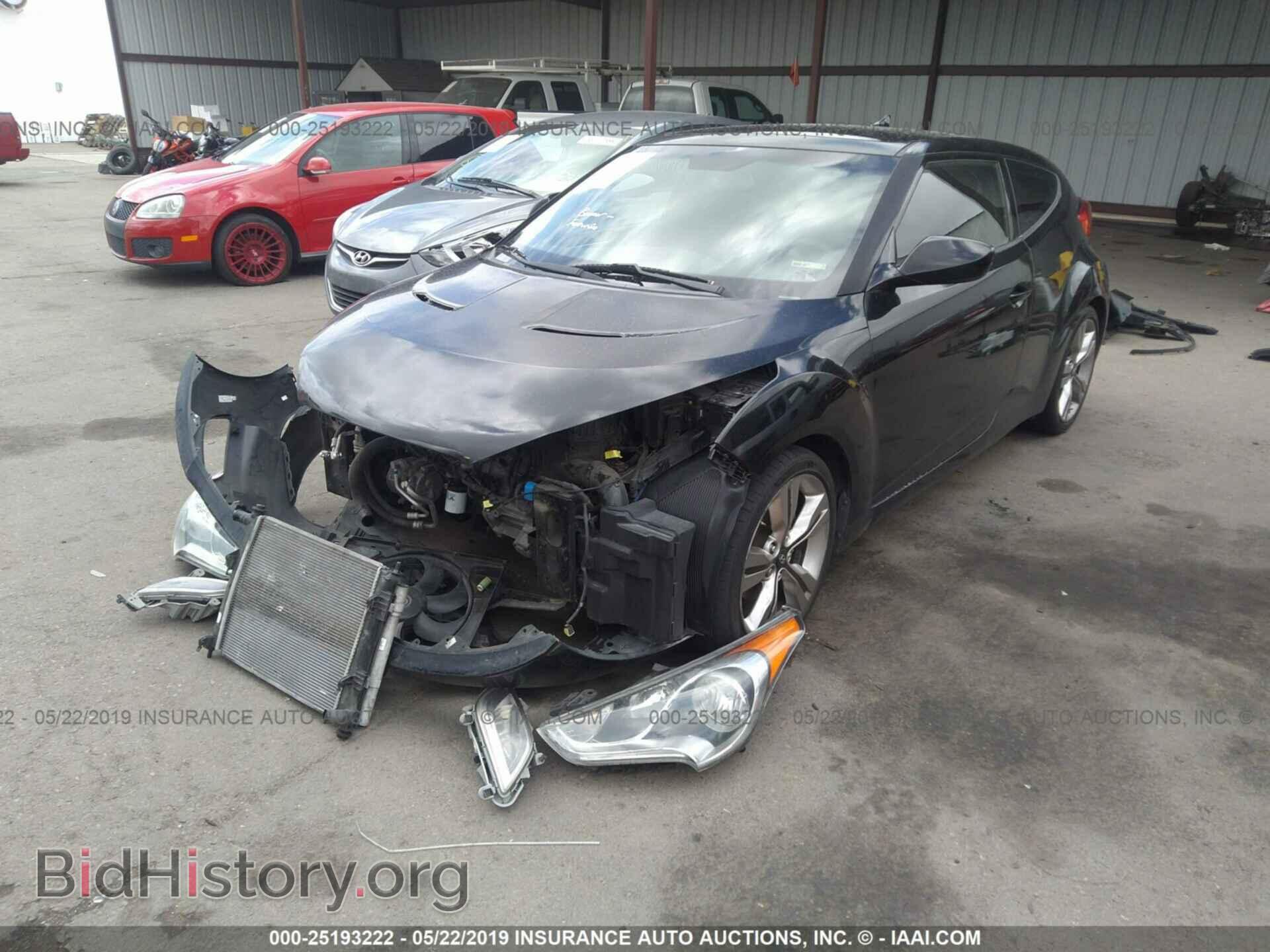 2012 HYUNDAI VELOSTER - VIN: KMHTC6AD4CU040857 - Фото 2