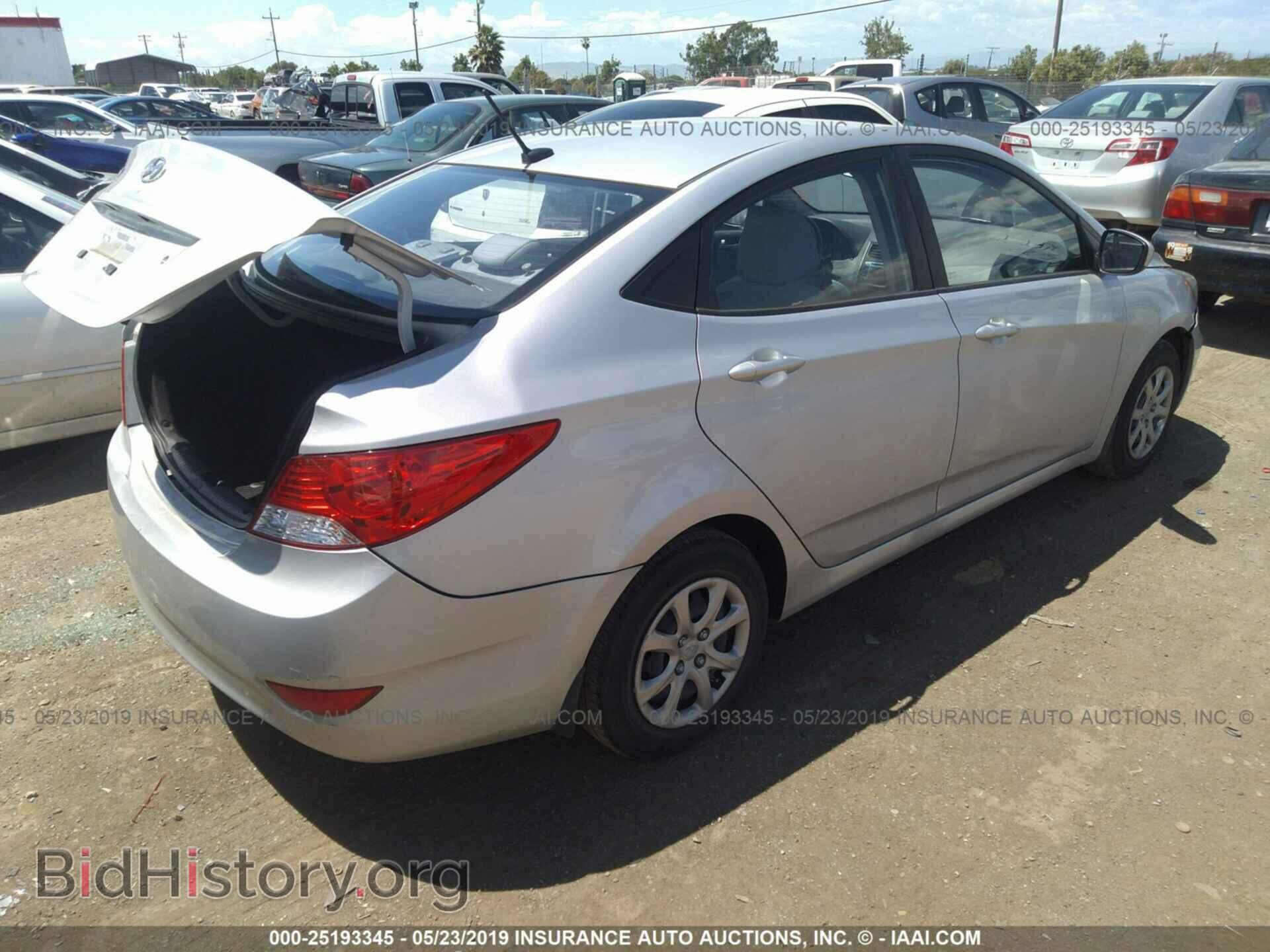 2014 HYUNDAI ACCENT - VIN: KMHCT4AE4EU601011 - Фото 4