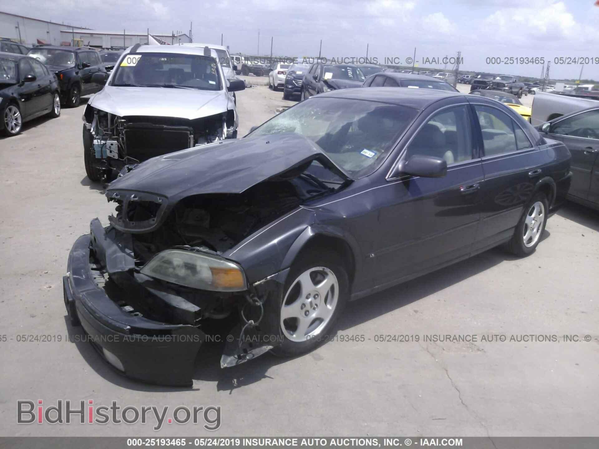 2001 LINCOLN LS - VIN: 1LNHM87A11Y634078 - Фото 2