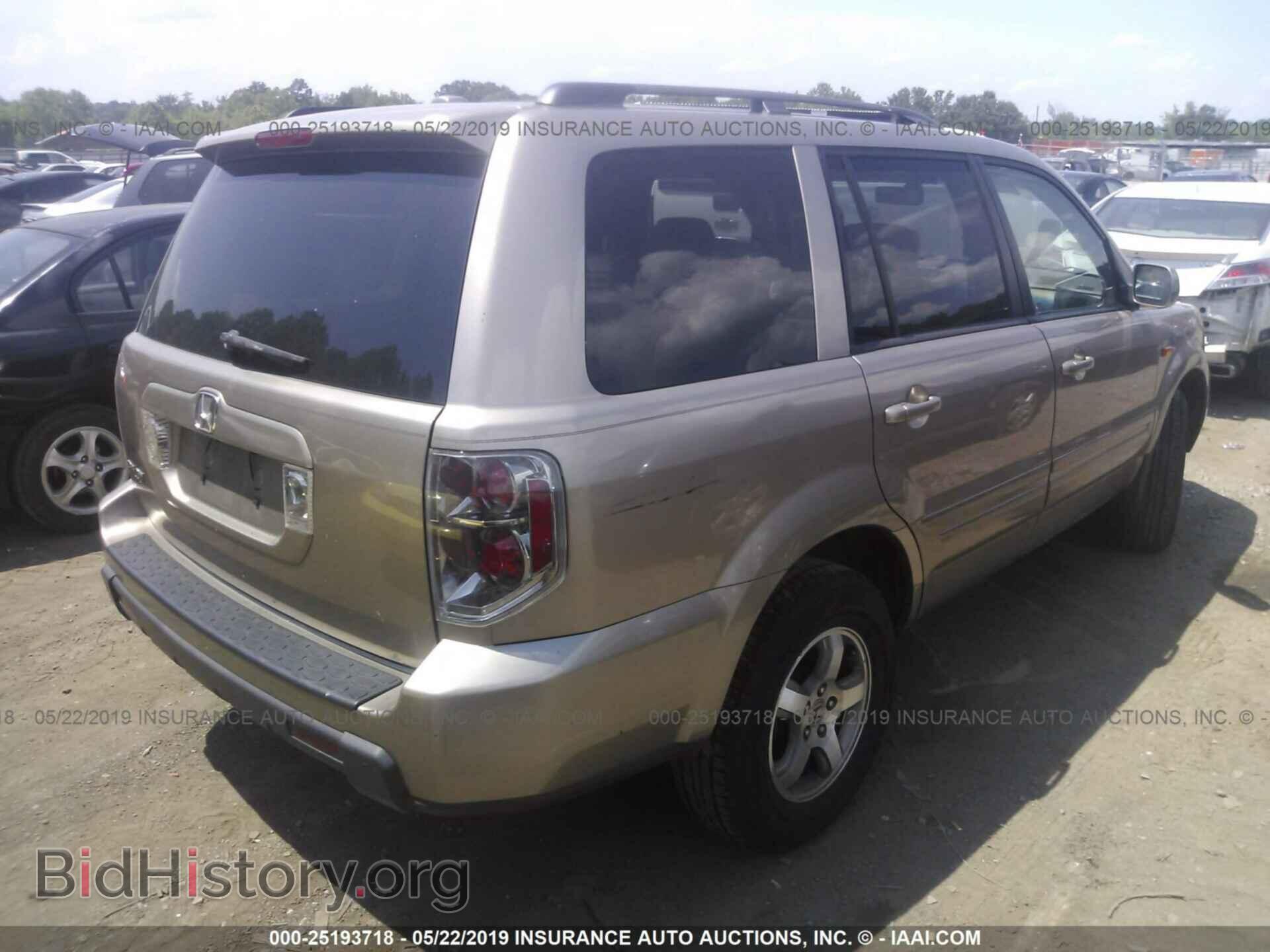 2007 HONDA PILOT - VIN: 5FNYF28537B011485 - Фото 4