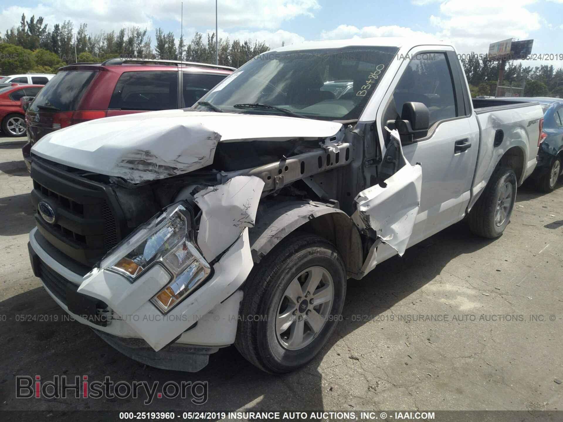 2016 FORD F150 - VIN: 1FTMF1C87GFB34860 - Фото 2