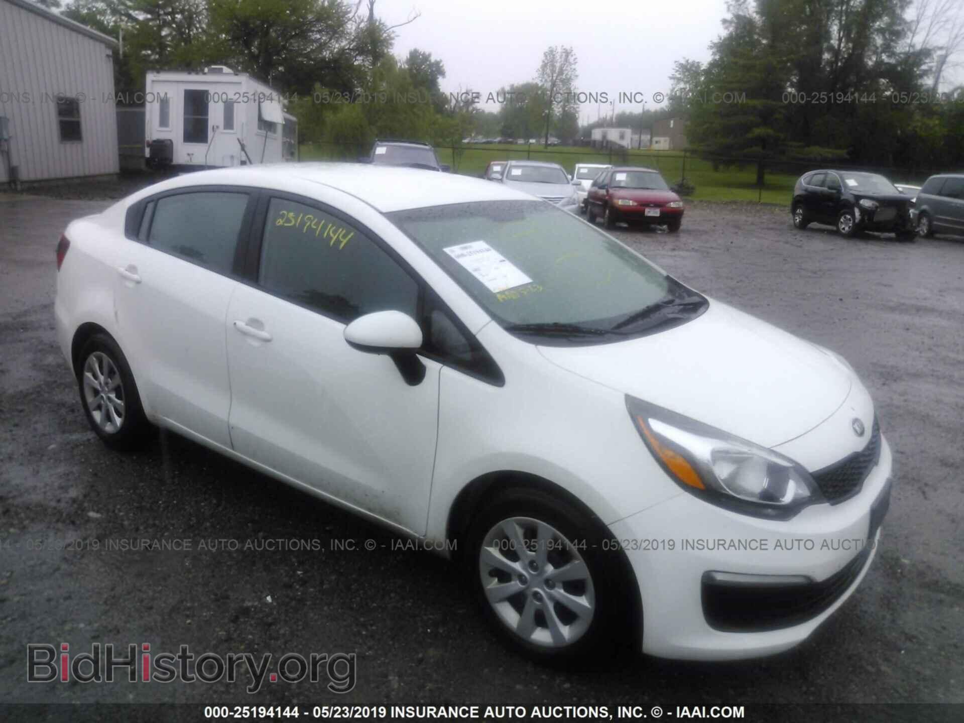 Фотография KNADM4A32G6633559 - KIA RIO 2016