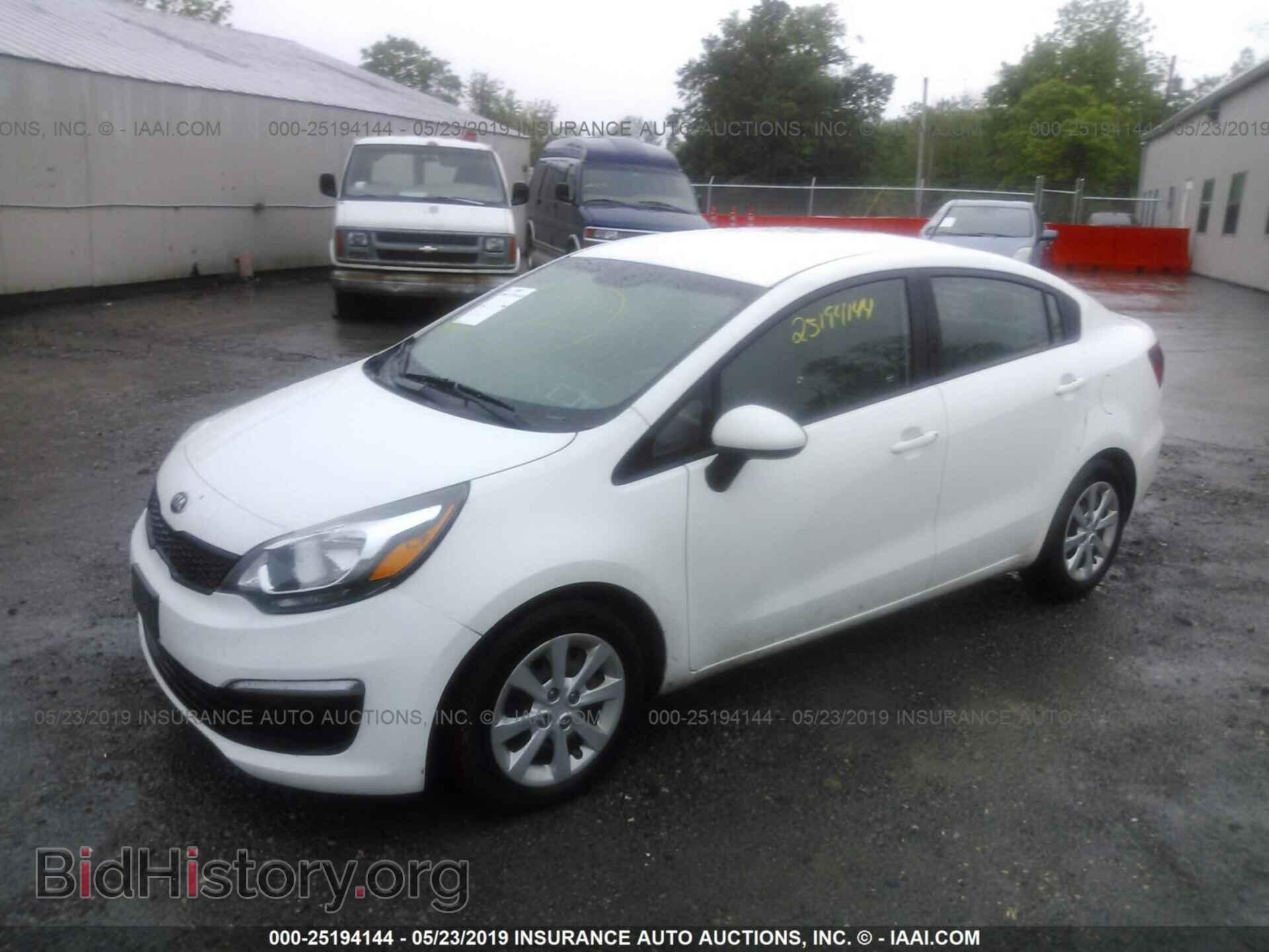 2016 KIA RIO - VIN: KNADM4A32G6633559 - Фото 2