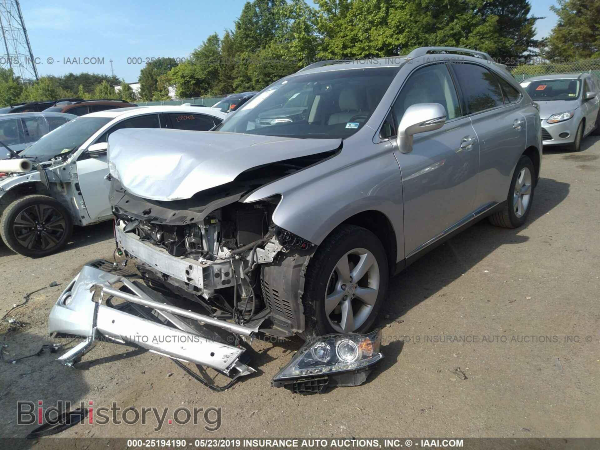 2015 LEXUS RX - VIN: 2T2BK1BA0FC281127 - Фото 2