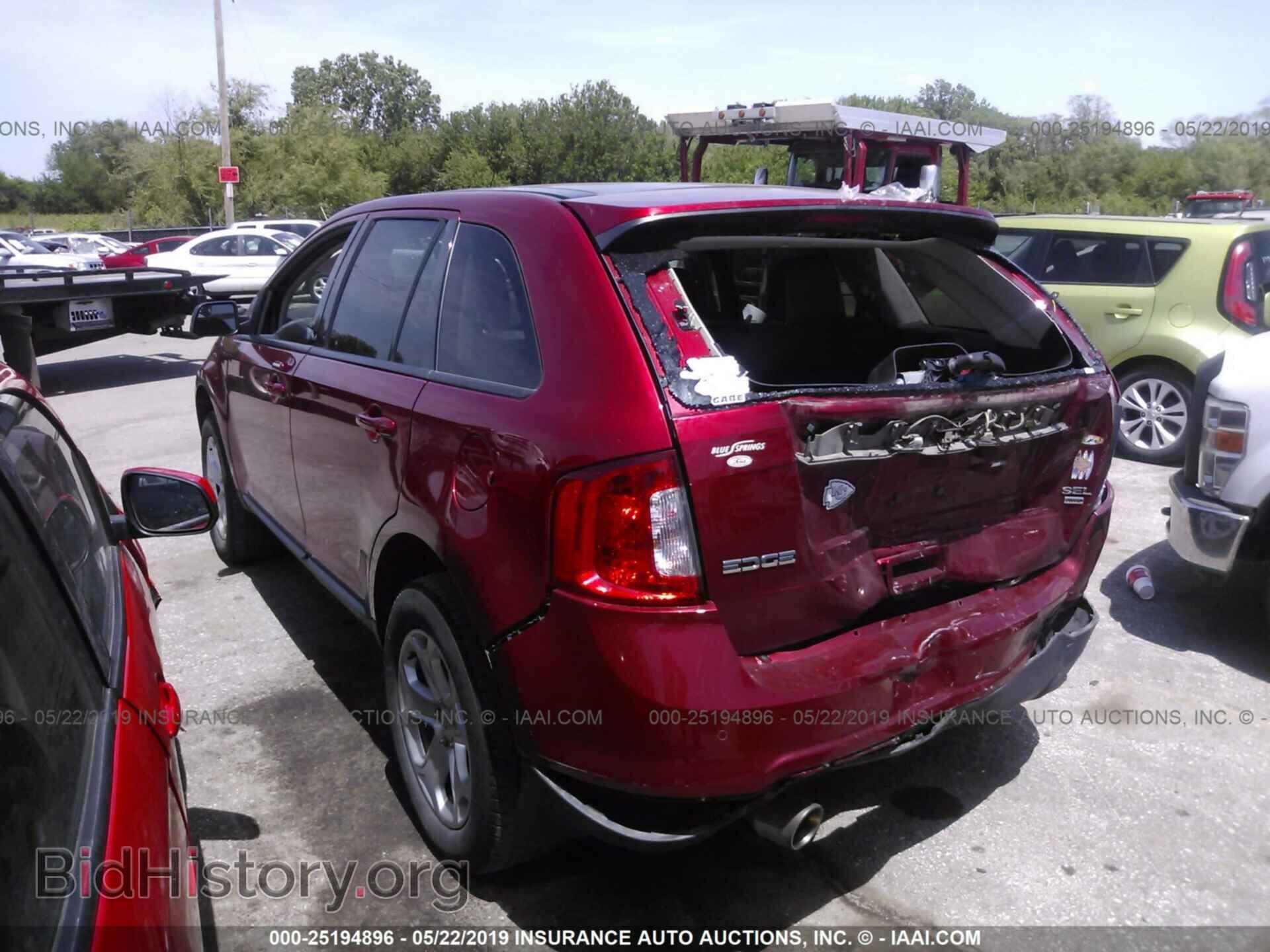 2014 FORD EDGE - VIN: 2FMDK4JC4EBB61903 - Фото 3