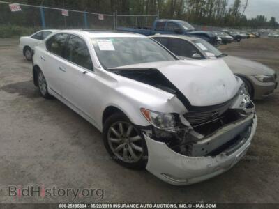 2007 Lexus LS 460, белый — VIN JTHBL46F475019083, IAAI