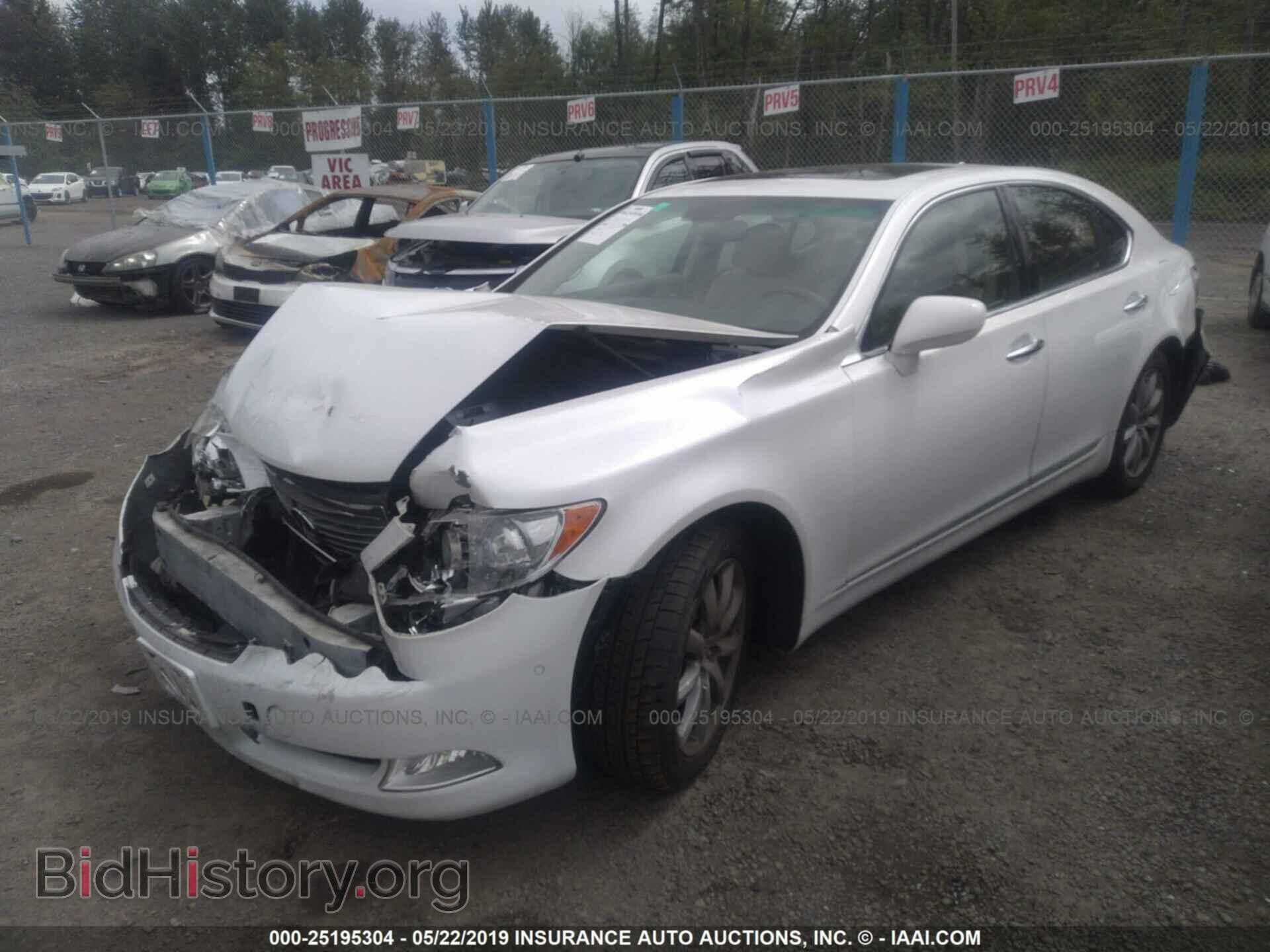 2007 LEXUS LS - VIN: JTHBL46F475019083 - Фото 2