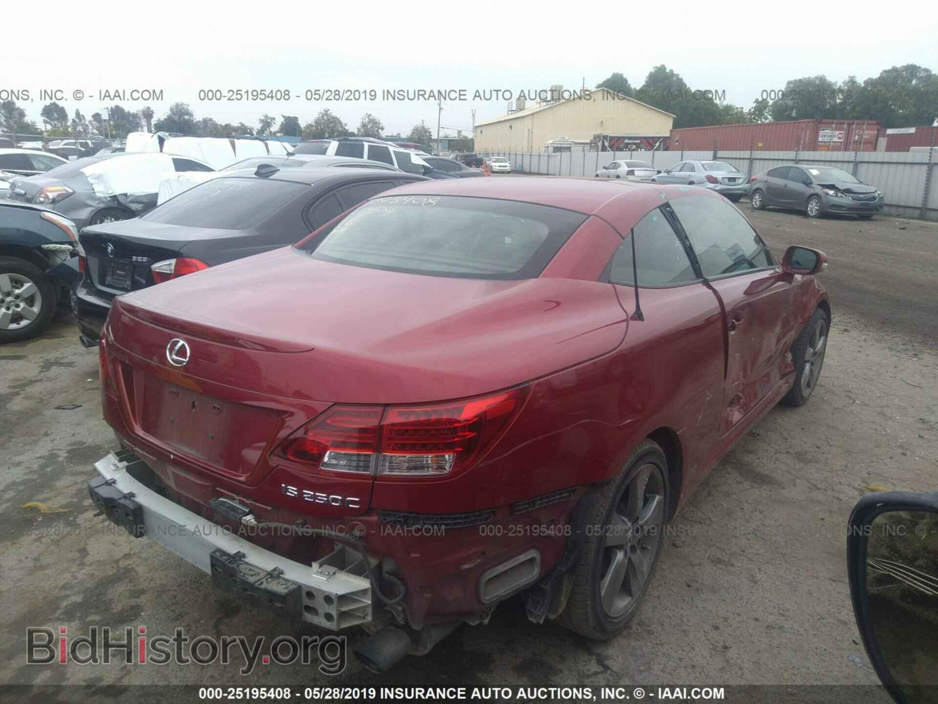 2011 LEXUS IS - VIN: JTHFF2C26B2519707 - Photo 4