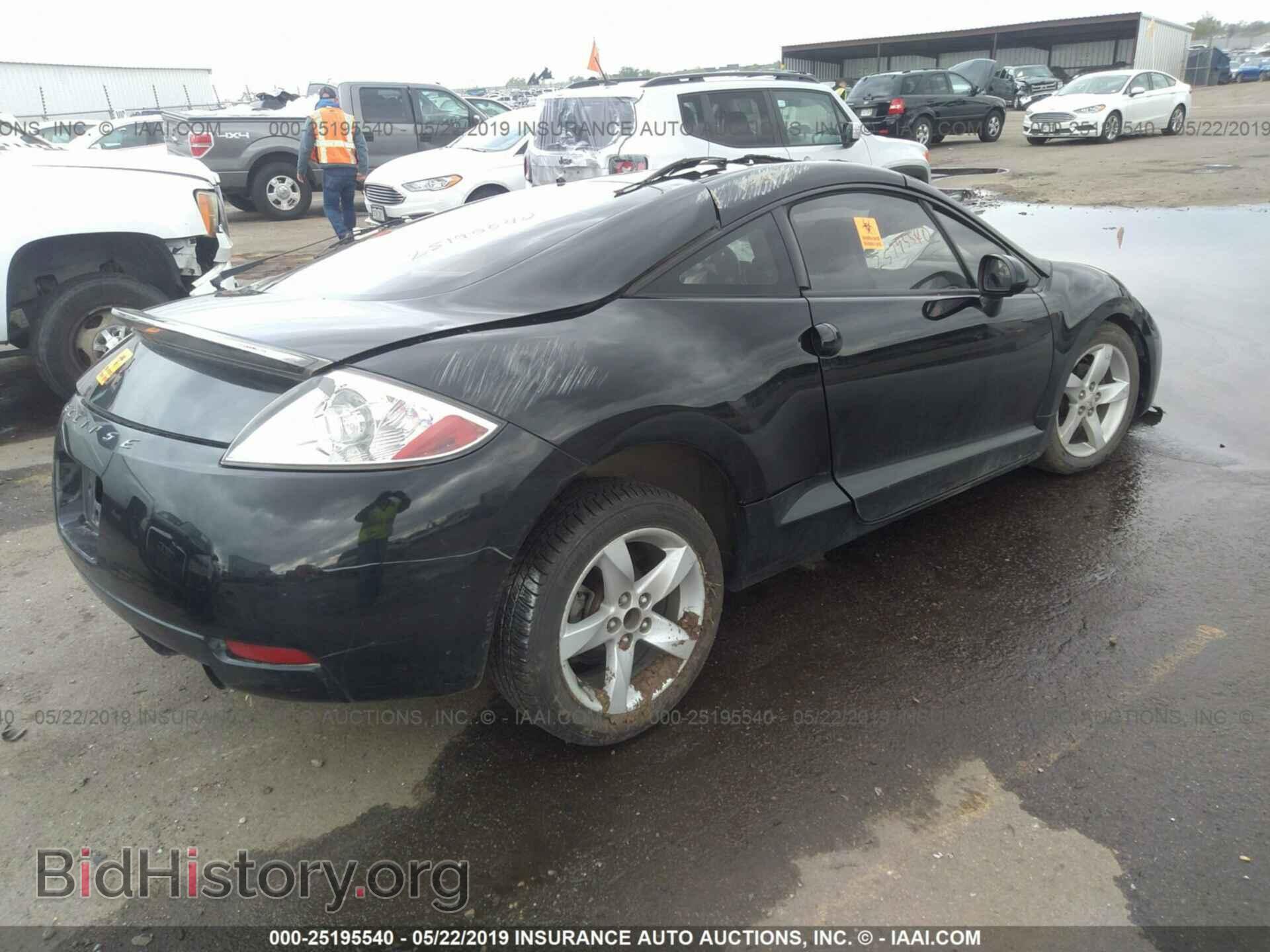 2007 MITSUBISHI ECLIPSE - VIN: 4A3AK24F57E006590 - Фото 4