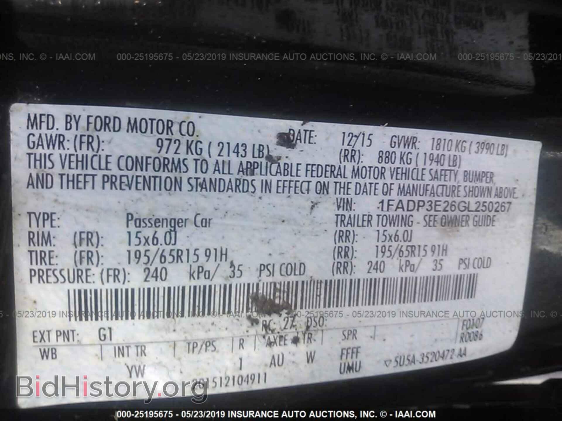 2016 FORD FOCUS - VIN: 1FADP3E26GL250267 - Photo 9