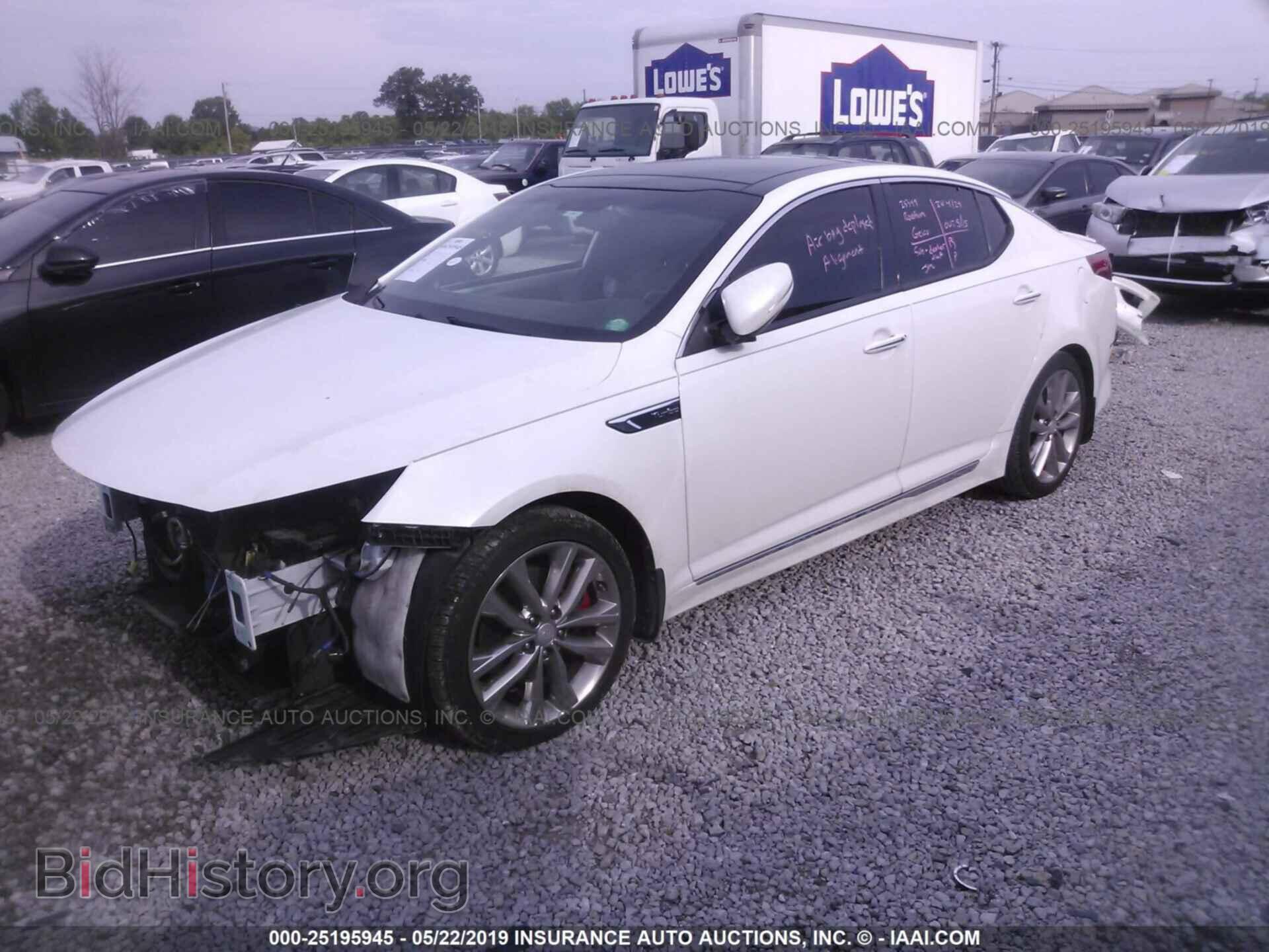 2015 KIA OPTIMA - VIN: 5XXGR4A6XFG442855 - Фото 2