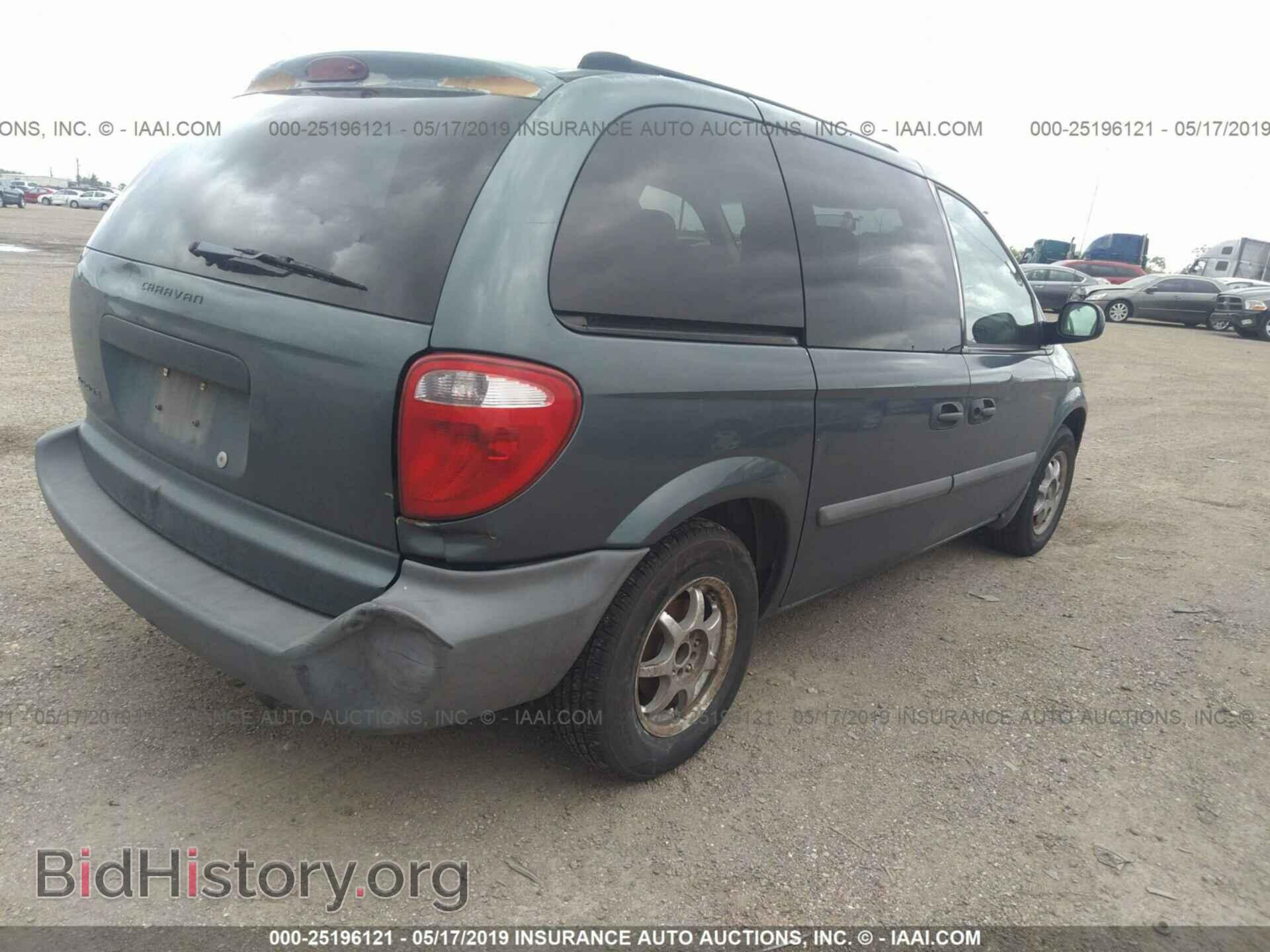 2005 DODGE CARAVAN - VIN: 1D4GP25R75B425047 - Фото 4