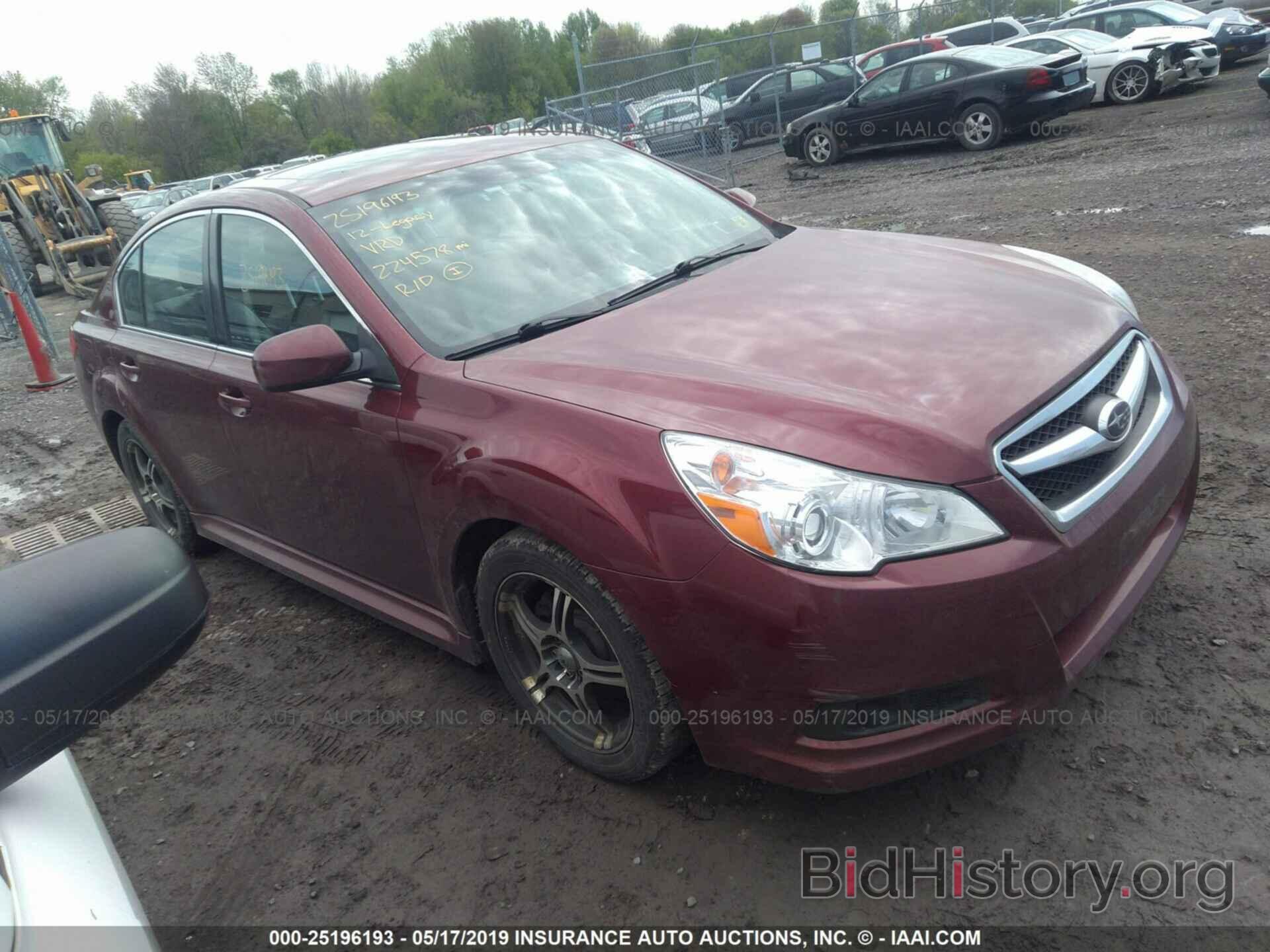 Фотография 4S3BMBL62C3006166 - SUBARU LEGACY 2012