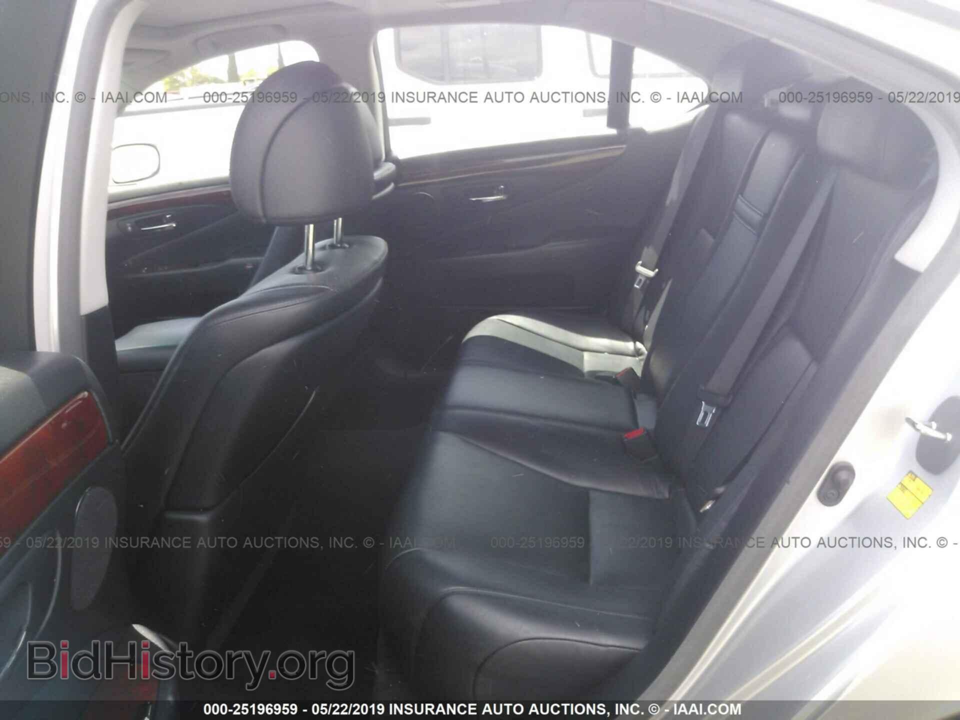 2007 LEXUS LS - VIN: JTHBL46F575019335 - Photo 8