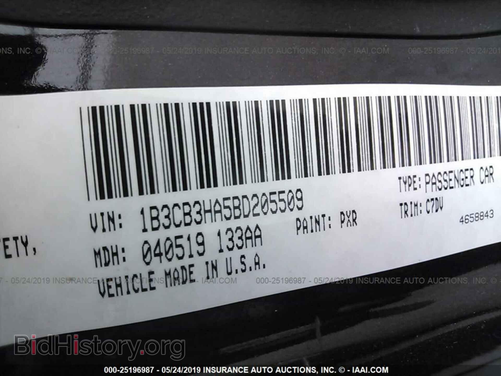 2011 DODGE CALIBER - VIN: 1B3CB3HA5BD205509 - Фото 9