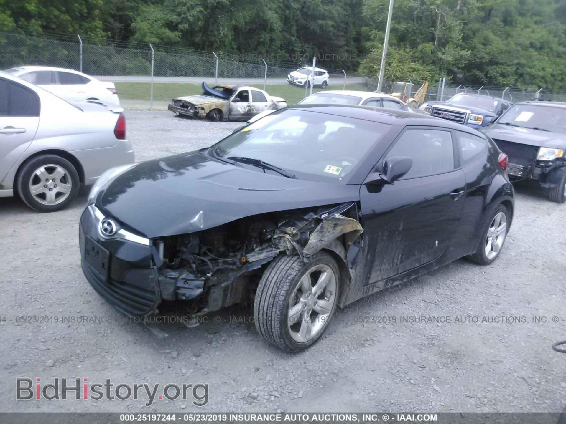 2013 HYUNDAI VELOSTER - VIN: KMHTC6AD4DU085377 - Фото 2