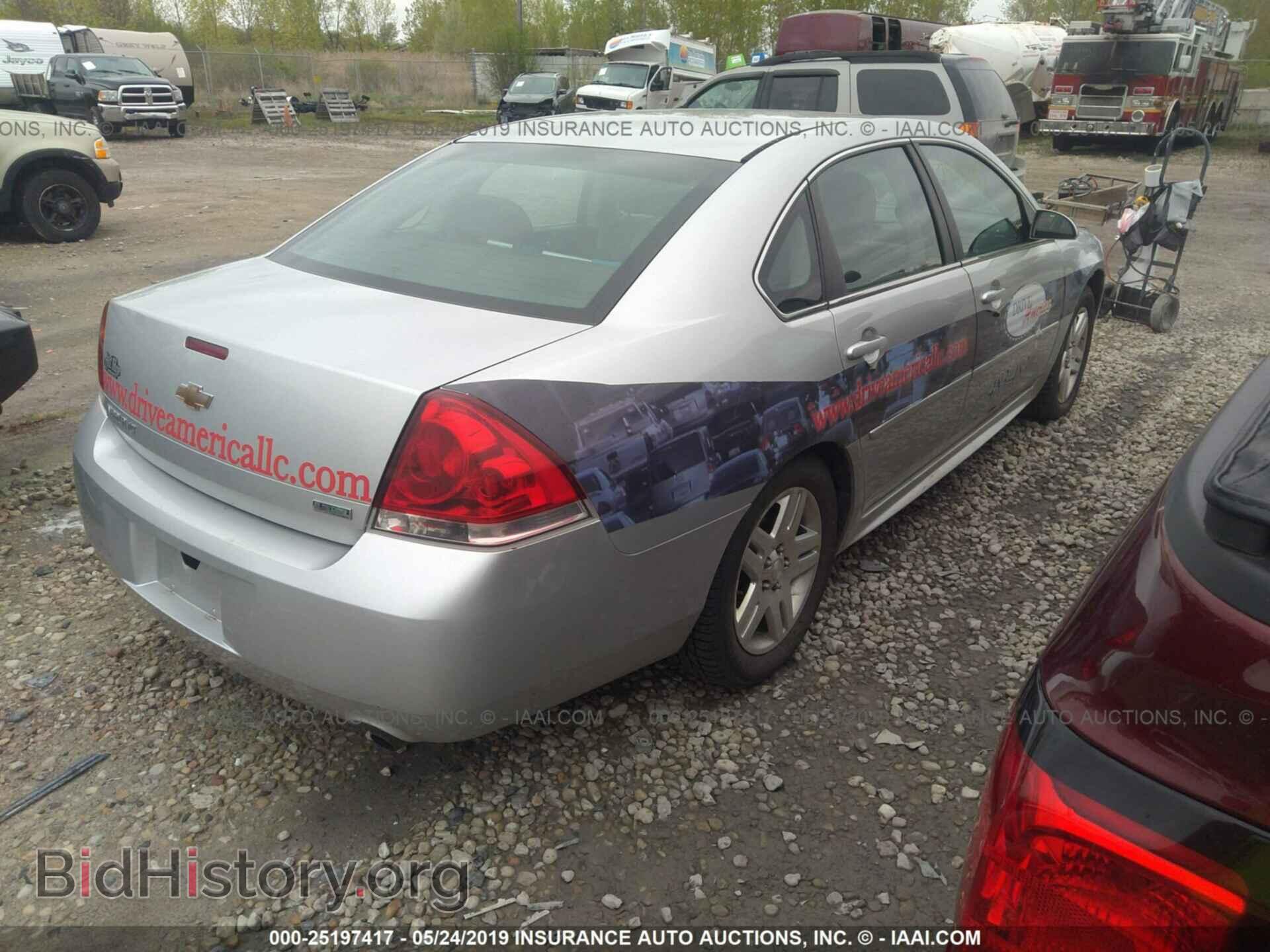 2012 CHEVROLET IMPALA - VIN: 2G1WG5E33C1200605 - Фото 4