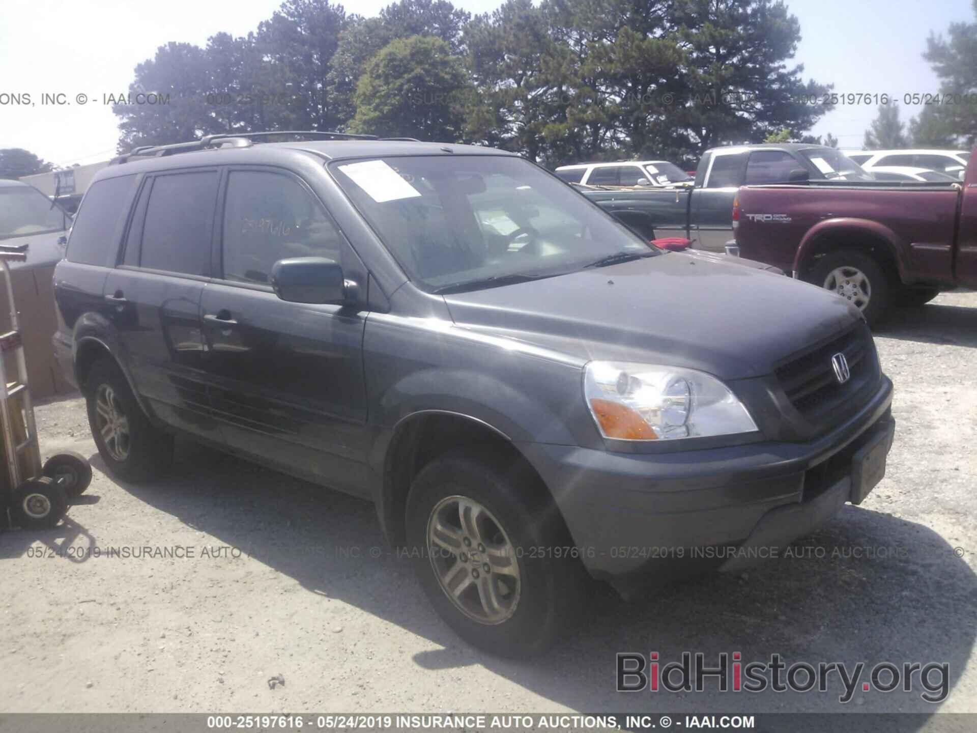 Photo 2HKYF18544H580563 - HONDA PILOT 2004