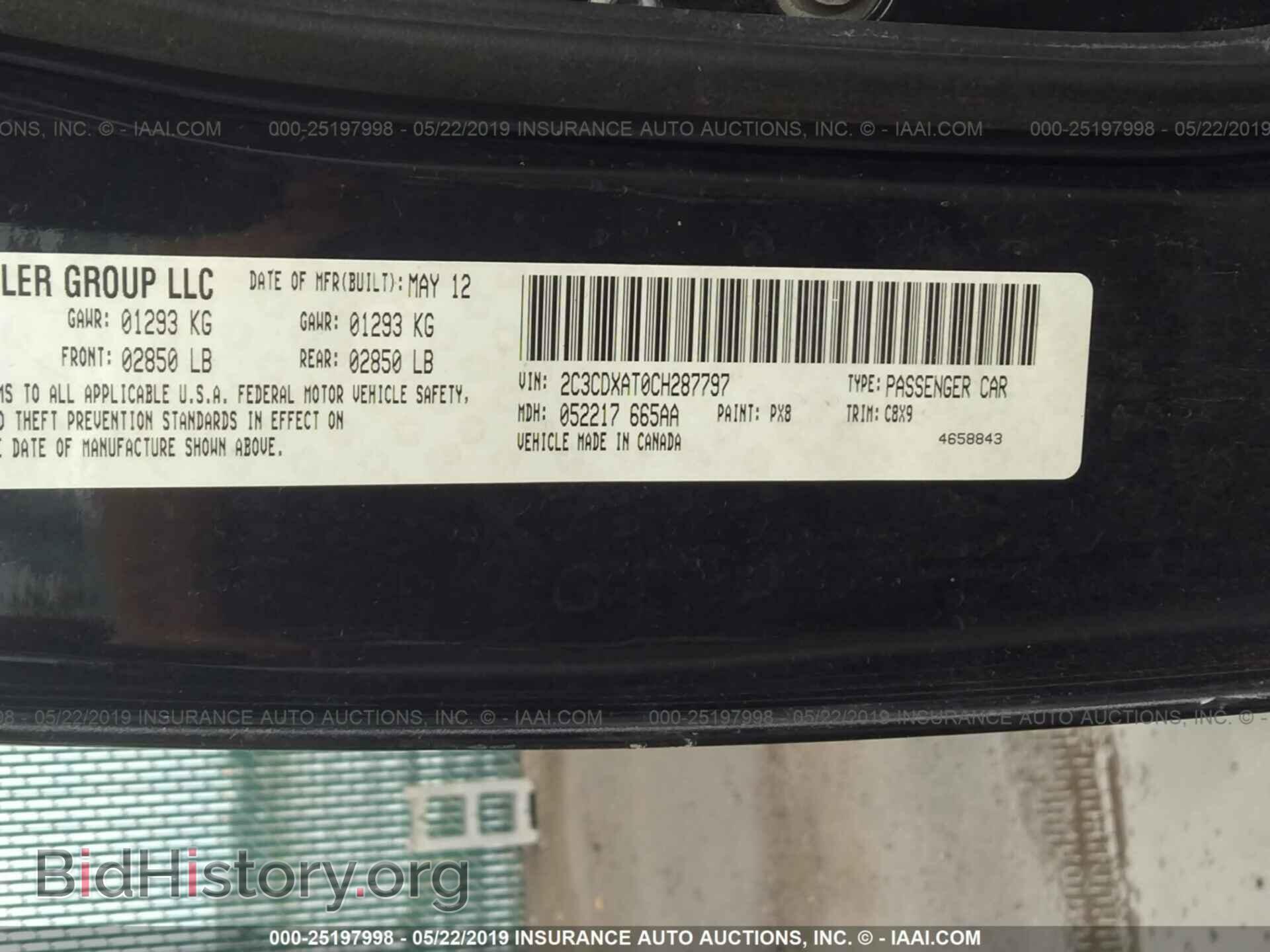 2012 DODGE CHARGER - VIN: 2C3CDXAT0CH287797 - Фото 9