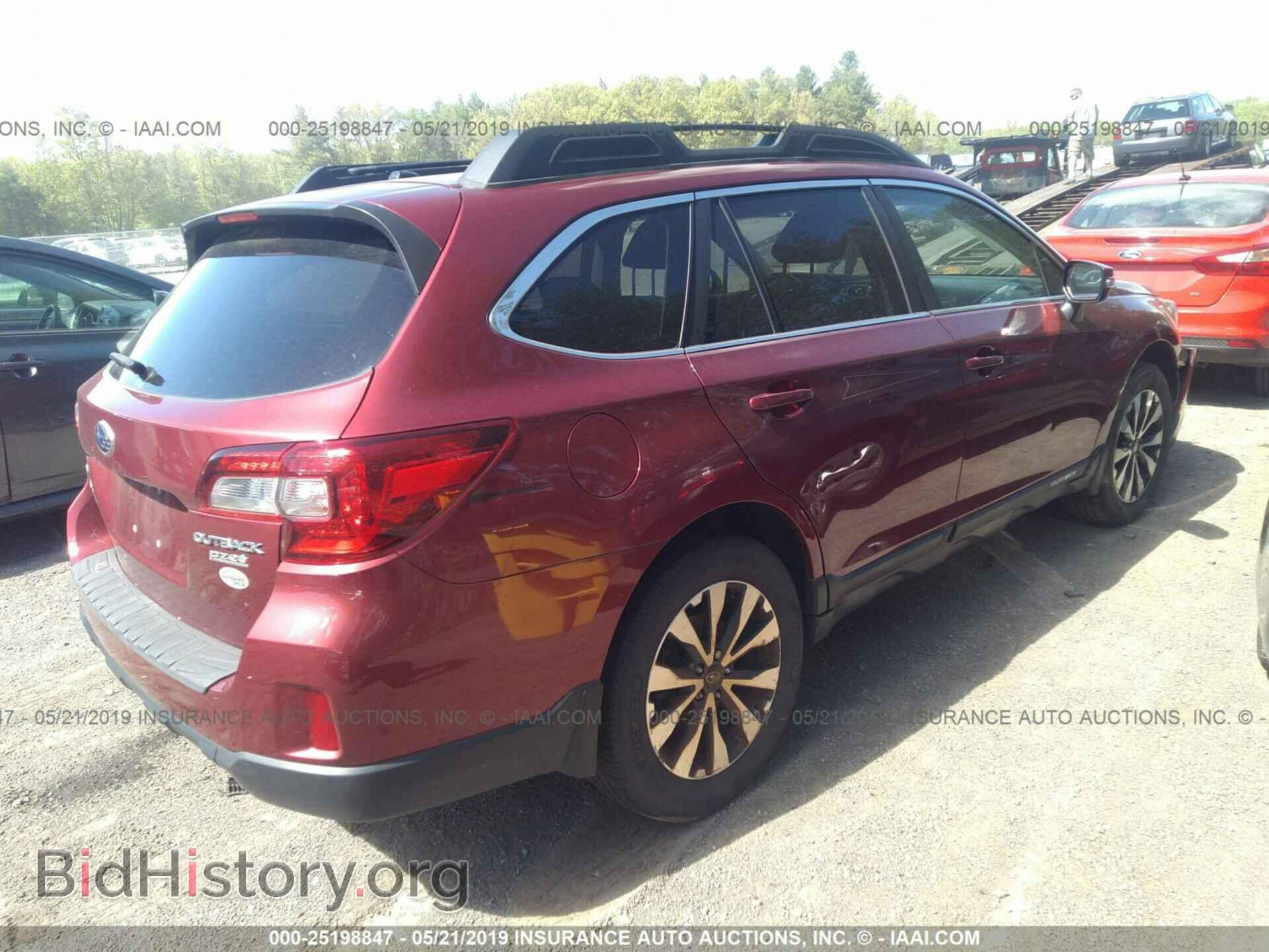 2015 SUBARU OUTBACK - VIN: 4S4BSALC5F3263831 - Фото 4