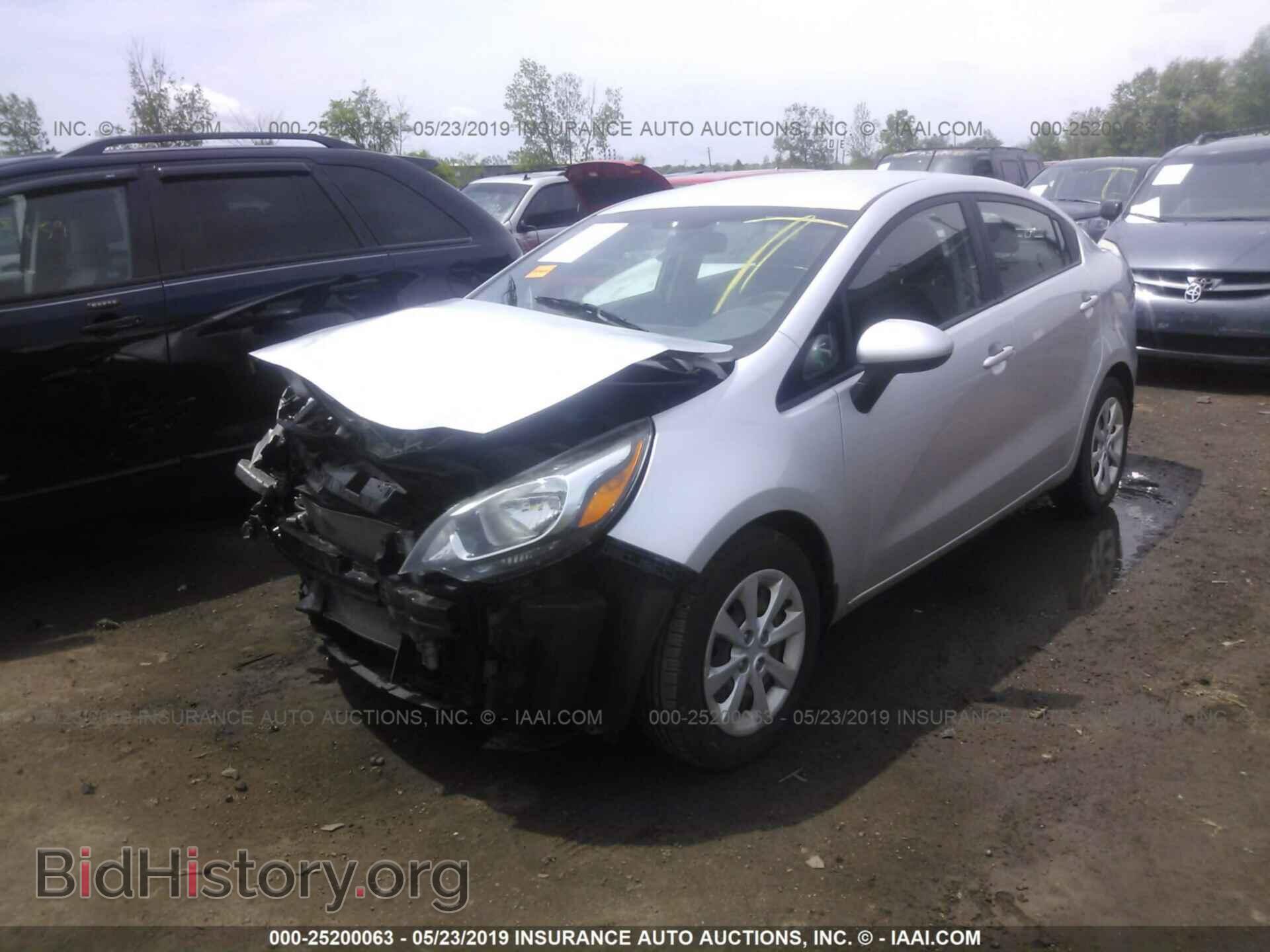 2013 KIA RIO - VIN: KNADM4A32D6154330 - Фото 2