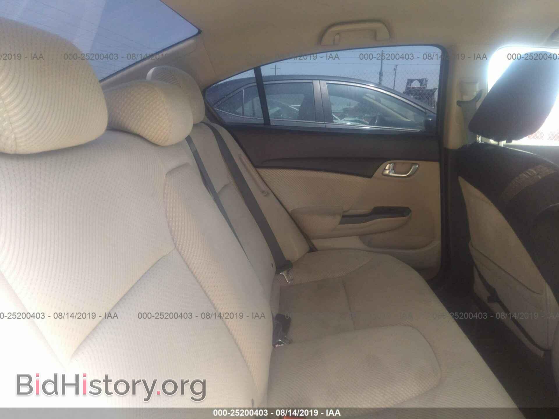 2013 HONDA CIVIC - VIN: 19XFB4F20DE200619 - Photo 8