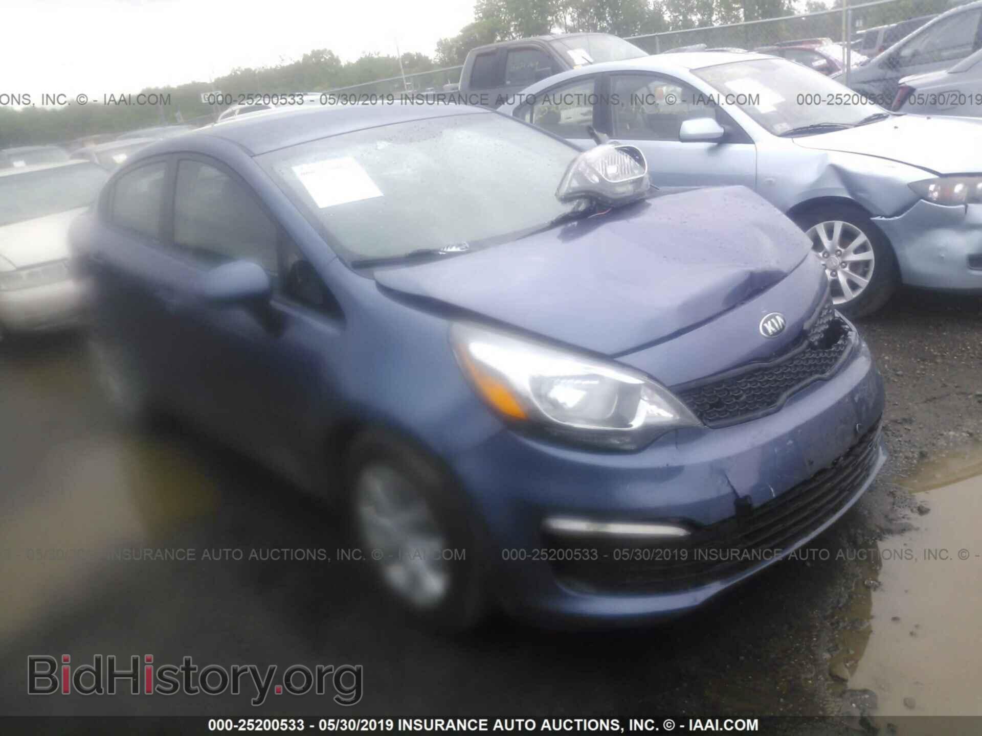 Фотография KNADM4A39G6624812 - KIA RIO 2016