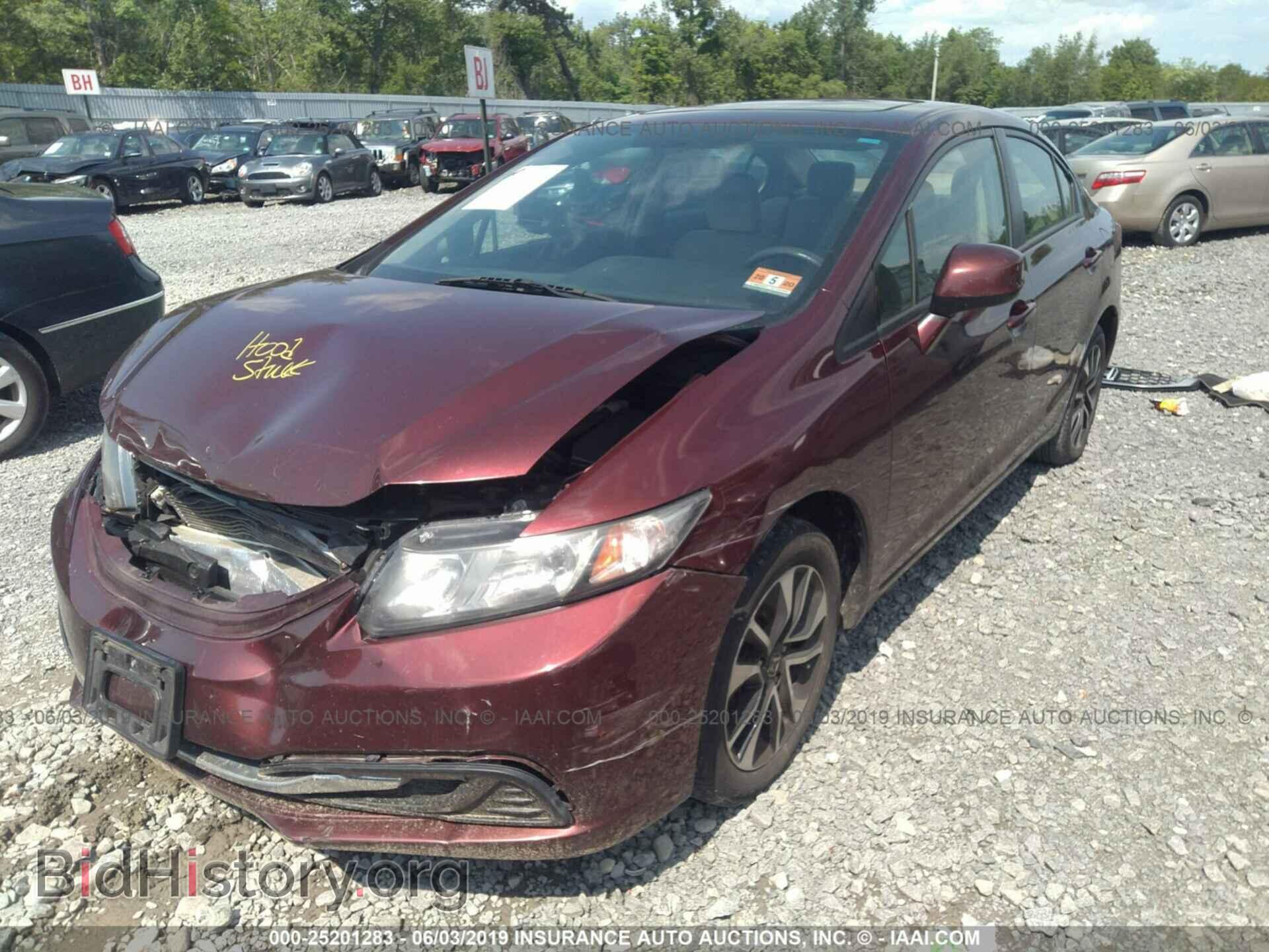 2013 HONDA CIVIC - VIN: 19XFB2F87DE225509 - Фото 2