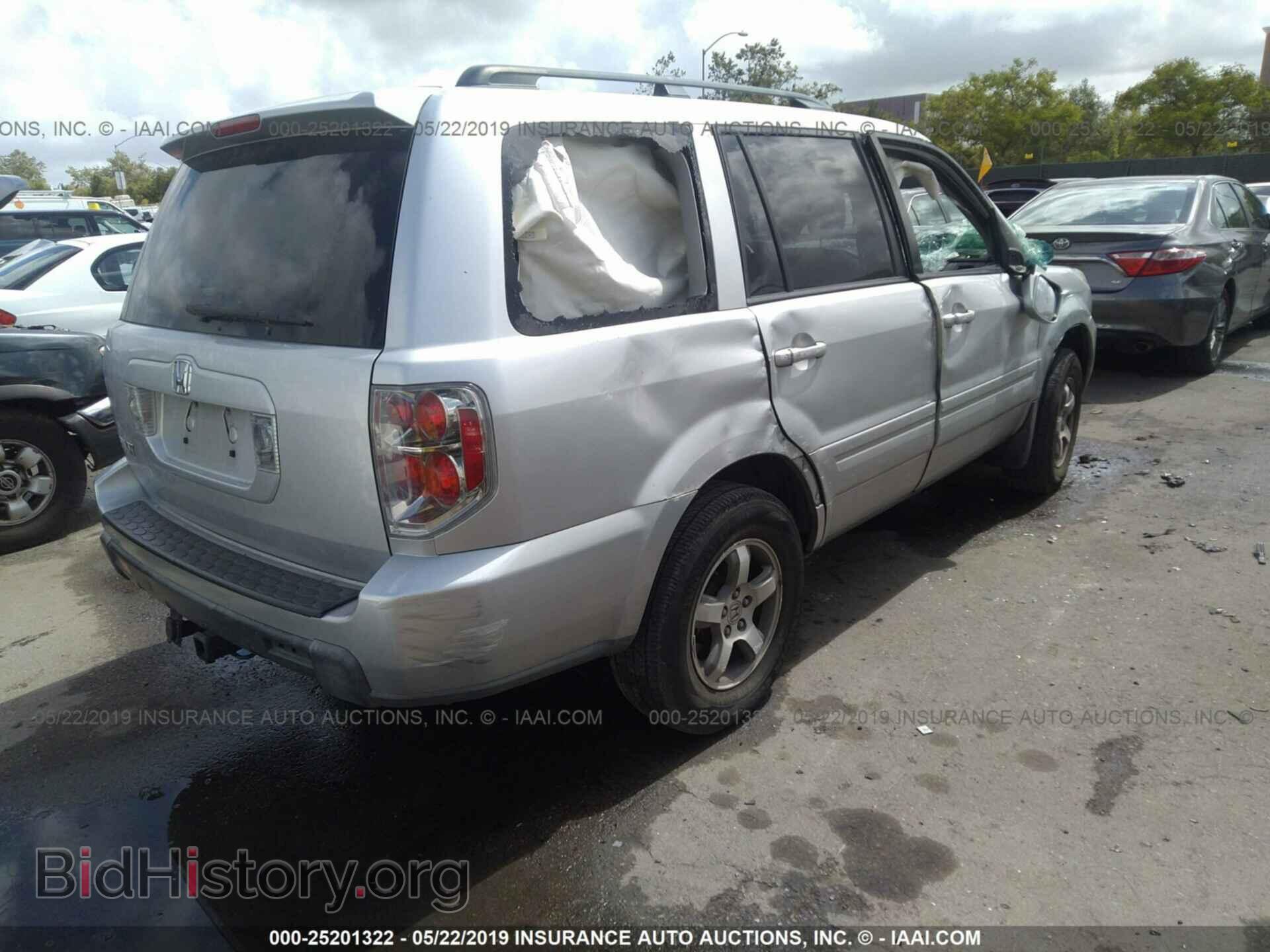 2006 HONDA PILOT - VIN: 5FNYF28546B001742 - Фото 4